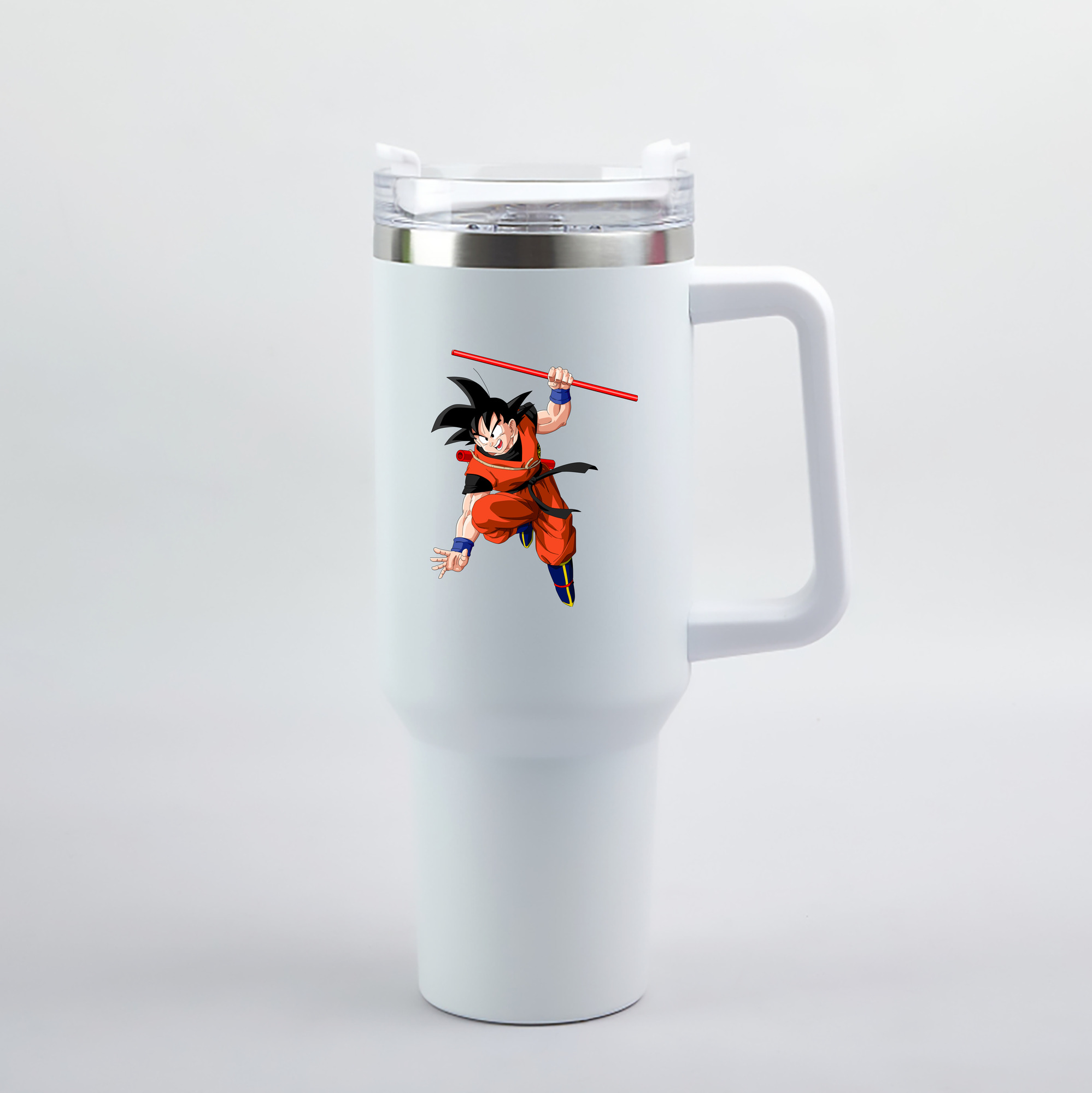 （画像用） ドラゴンボール 孫悟空（そん ごくう）Son Goku カカロット DRAGON BALL Kakarotto 1200mL車用タンブラー（カラープリント）