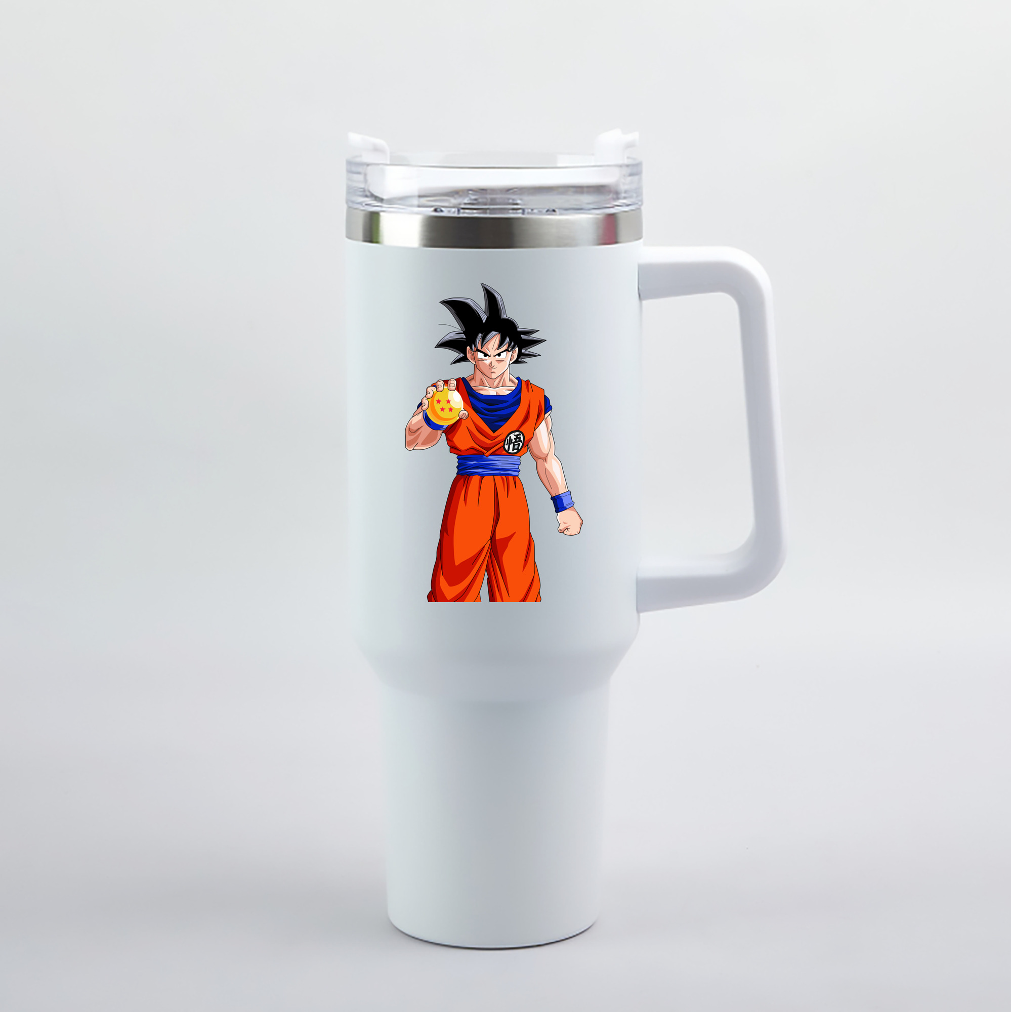 （画像用） ドラゴンボール 孫悟空（そん ごくう）Son Goku カカロット DRAGON BALL Kakarotto 1200mL車用タンブラー（カラープリント）