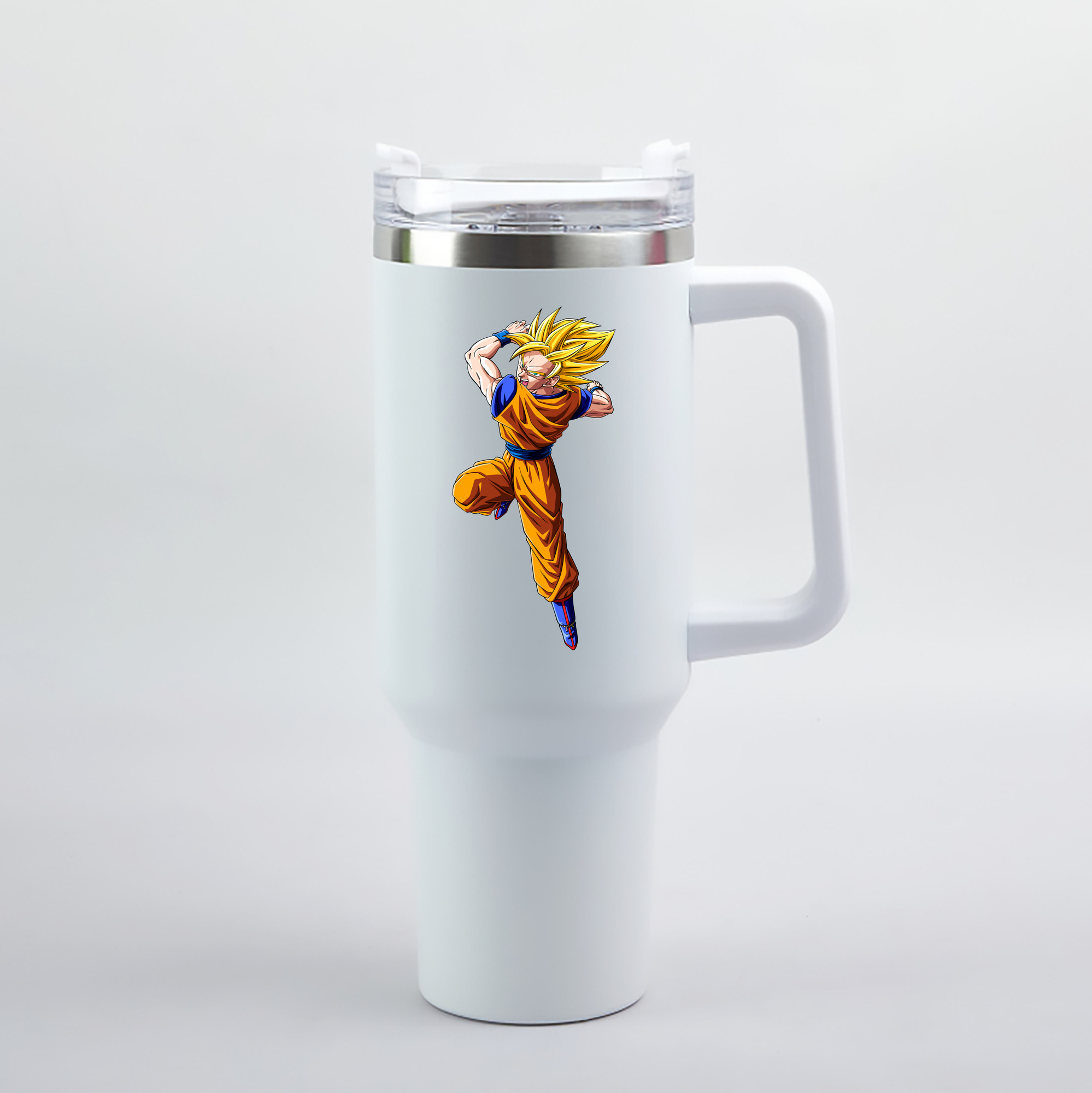 （画像用） ドラゴンボール 孫悟空（そん ごくう）Son Goku カカロット DRAGON BALL Kakarotto 1200mL車用タンブラー（カラープリント）
