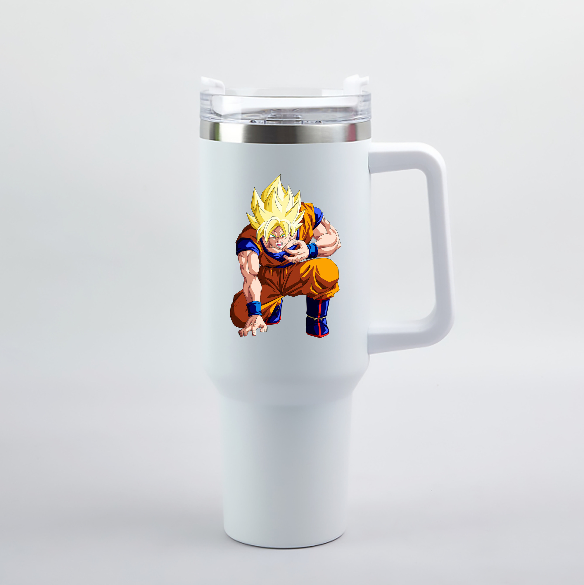 （画像用） ドラゴンボール 孫悟空（そん ごくう）Son Goku カカロット DRAGON BALL Kakarotto 1200mL車用タンブラー（カラープリント）
