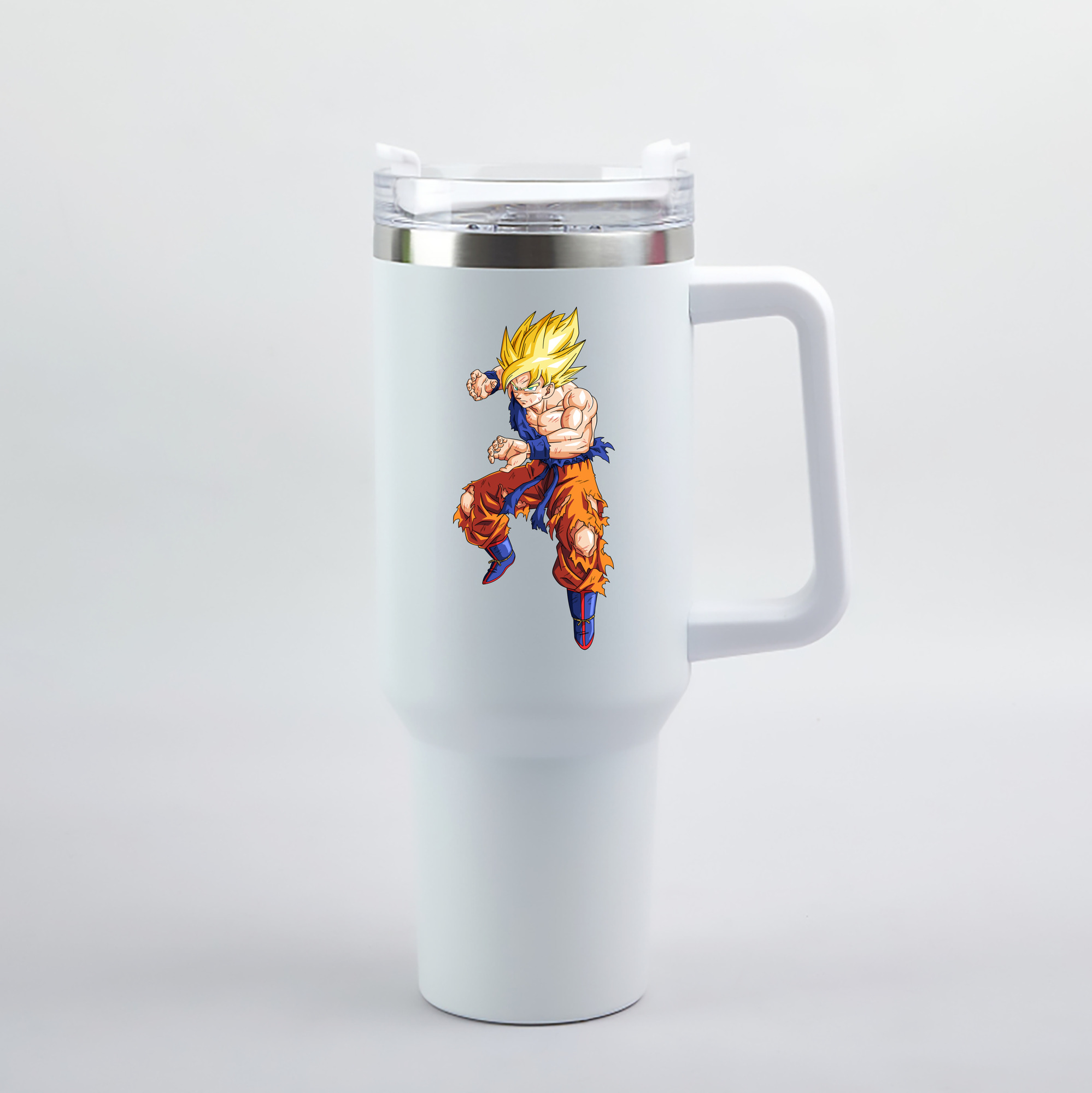 （画像用） ドラゴンボール 孫悟空（そん ごくう）Son Goku カカロット DRAGON BALL Kakarotto 1200mL車用タンブラー（カラープリント）