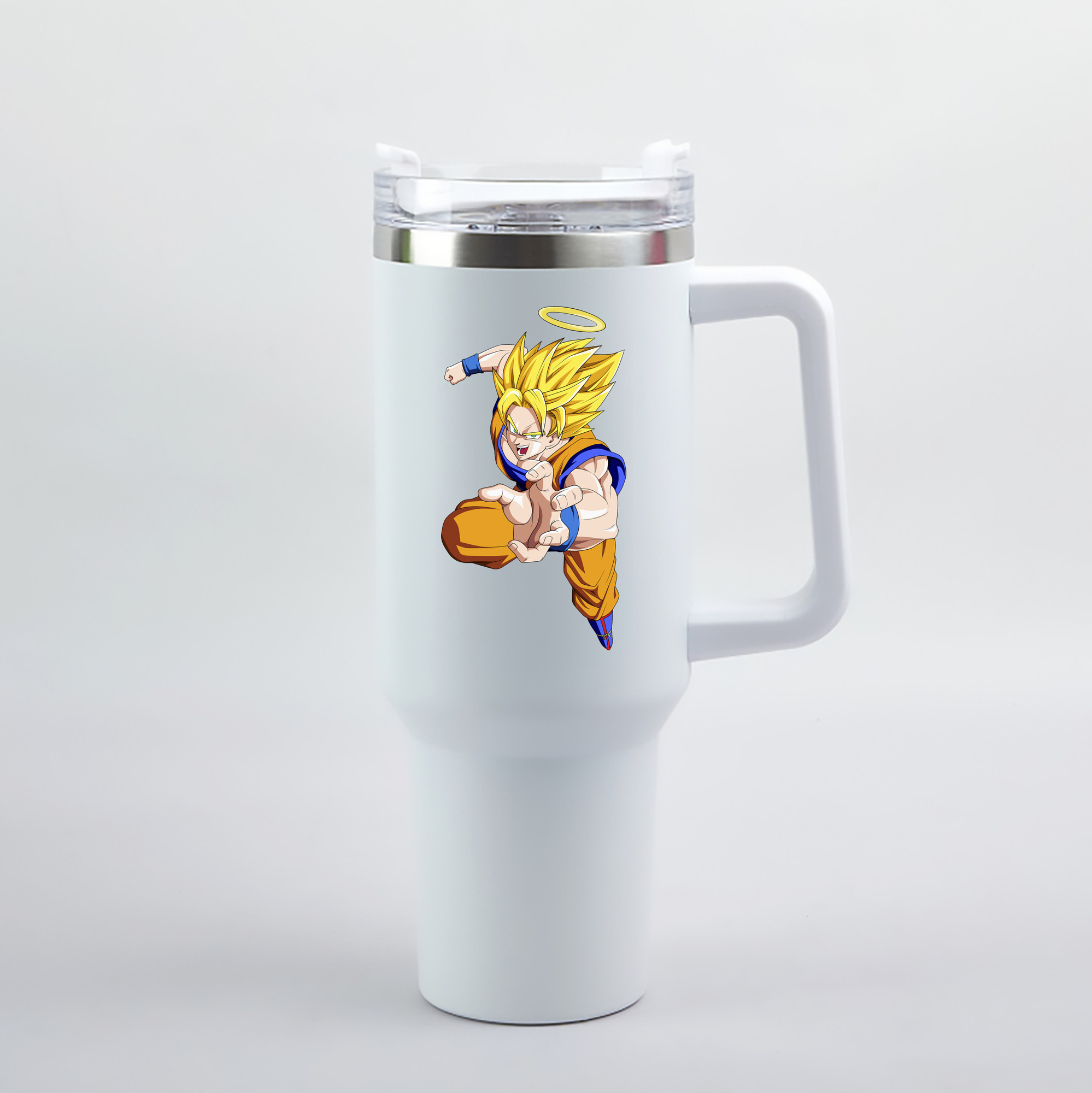 （画像用） ドラゴンボール 孫悟空（そん ごくう）Son Goku カカロット DRAGON BALL Kakarotto 1200mL車用タンブラー（カラープリント）