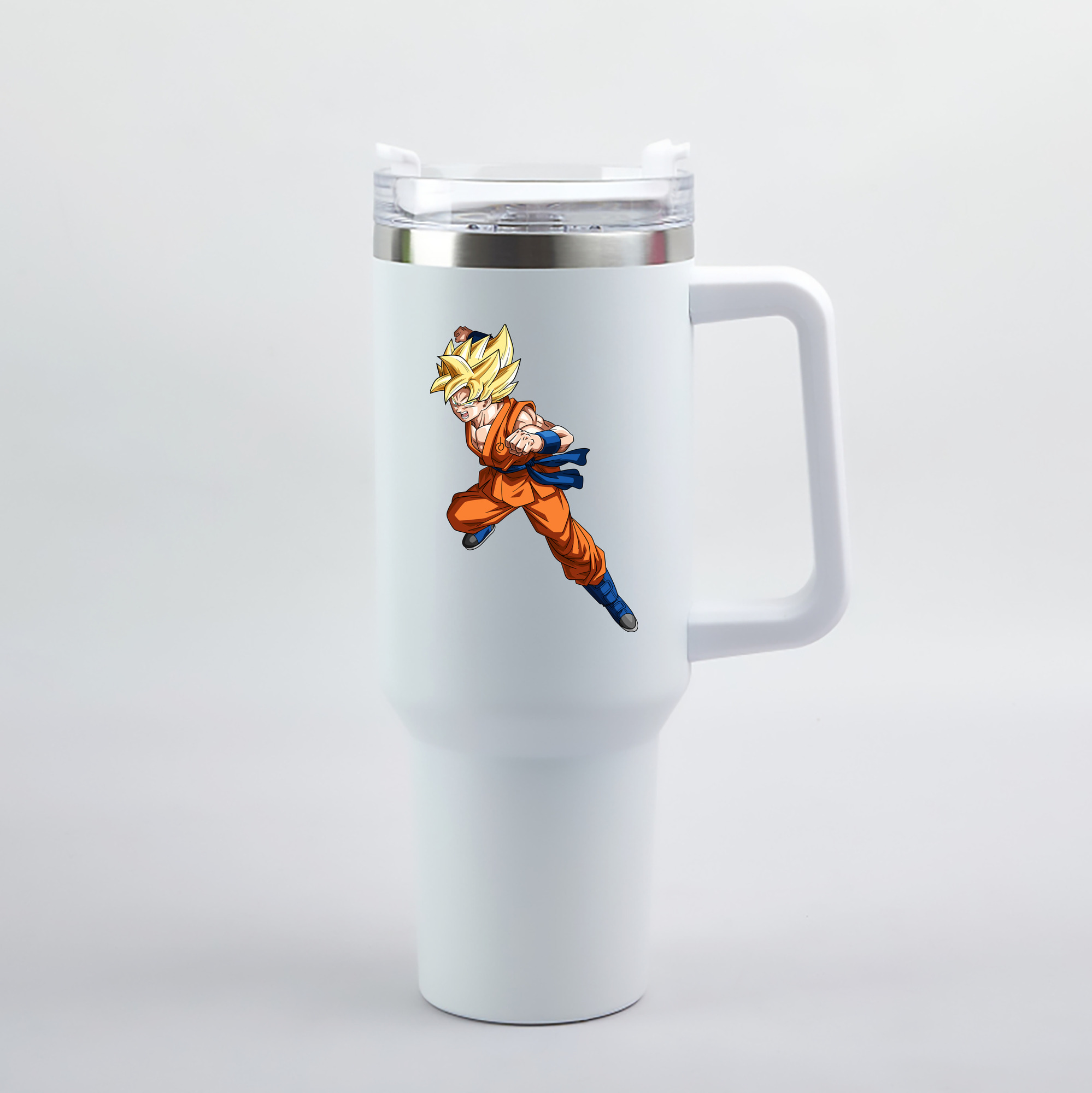 （画像用） ドラゴンボール 孫悟空（そん ごくう）Son Goku カカロット DRAGON BALL Kakarotto 1200mL車用タンブラー（カラープリント）