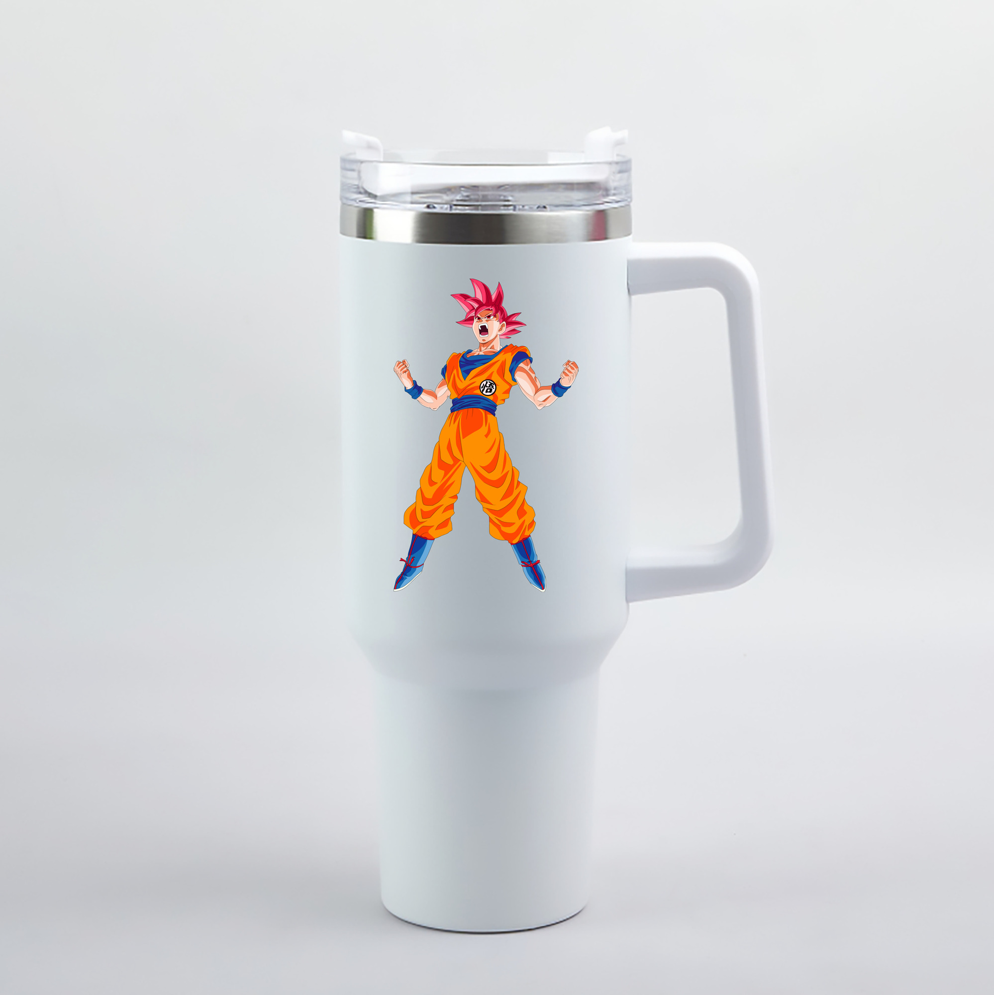 （画像用） ドラゴンボール 孫悟空（そん ごくう）Son Goku カカロット DRAGON BALL Kakarotto 1200mL車用タンブラー（カラープリント）