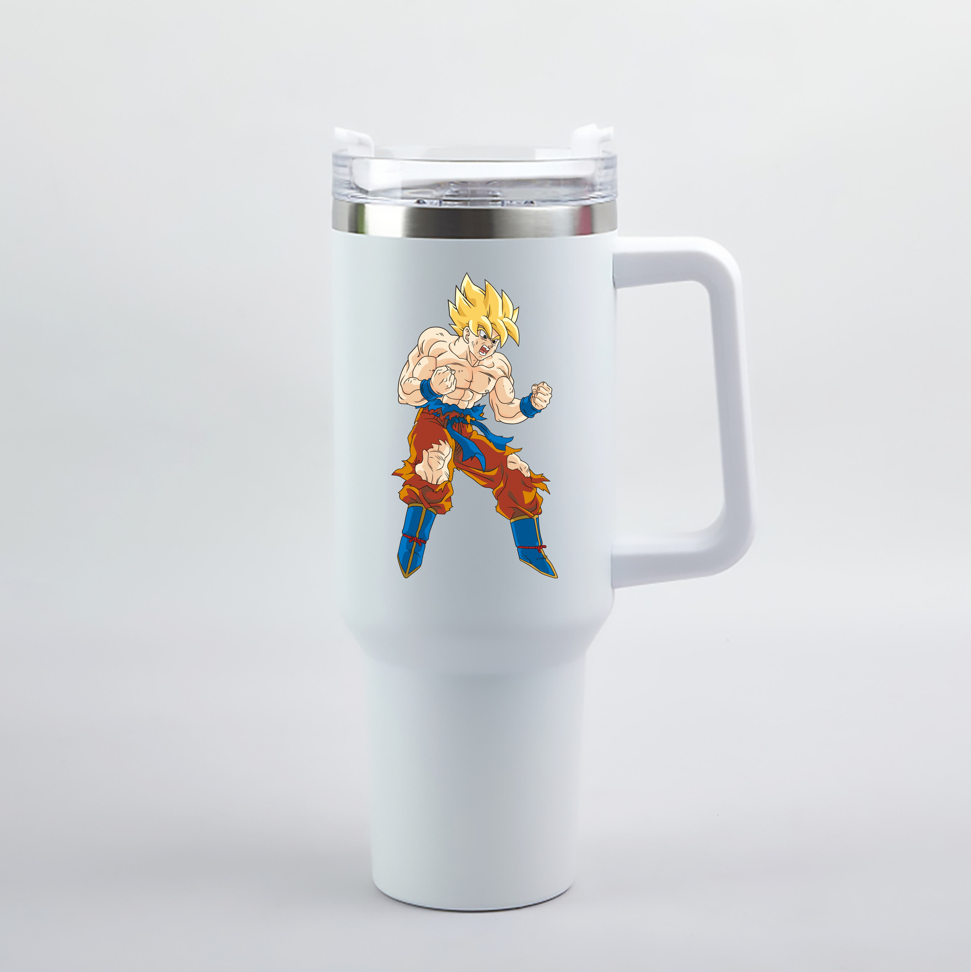 （画像用） ドラゴンボール 孫悟空（そん ごくう）Son Goku カカロット DRAGON BALL Kakarotto 1200mL車用タンブラー（カラープリント）