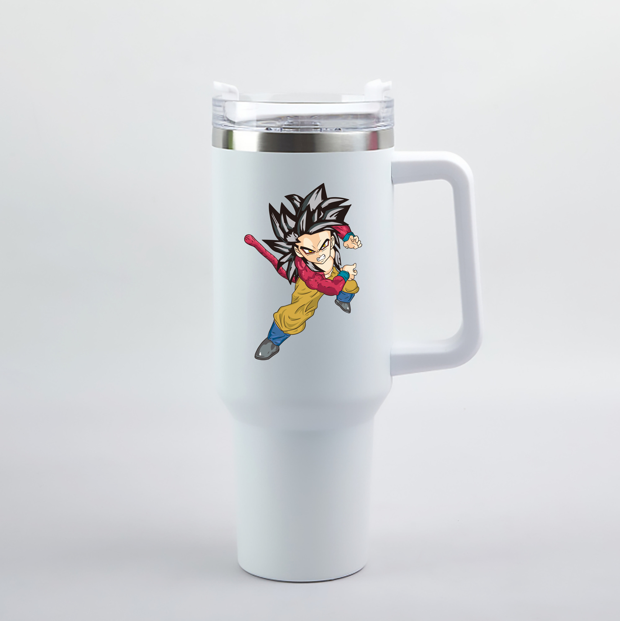 （画像用） ドラゴンボール 孫悟空（そん ごくう）Son Goku カカロット DRAGON BALL Kakarotto 1200mL車用タンブラー（カラープリント）
