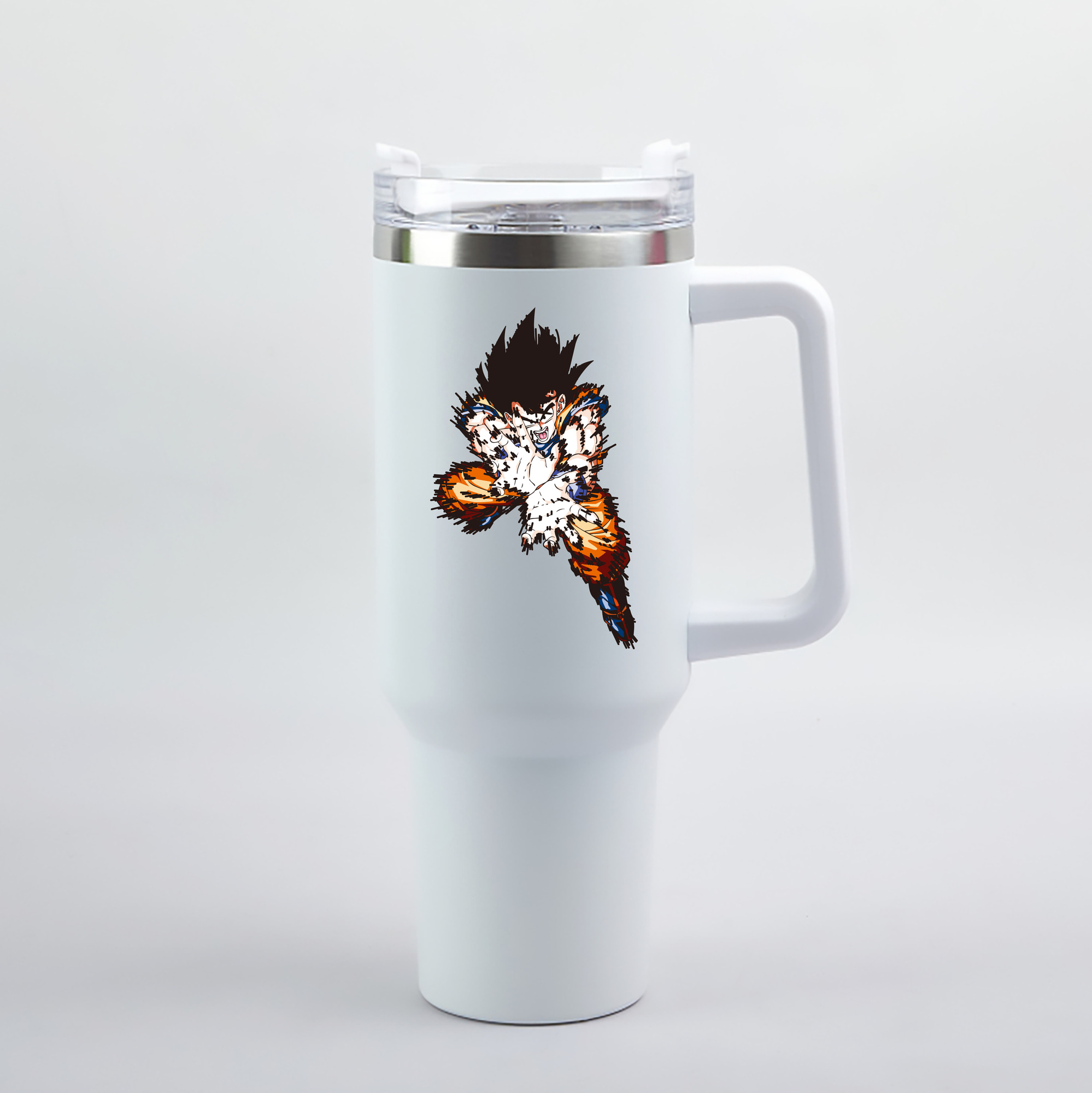 （画像用） ドラゴンボール 孫悟空（そん ごくう）Son Goku カカロット DRAGON BALL Kakarotto 1200mL車用タンブラー（カラープリント）