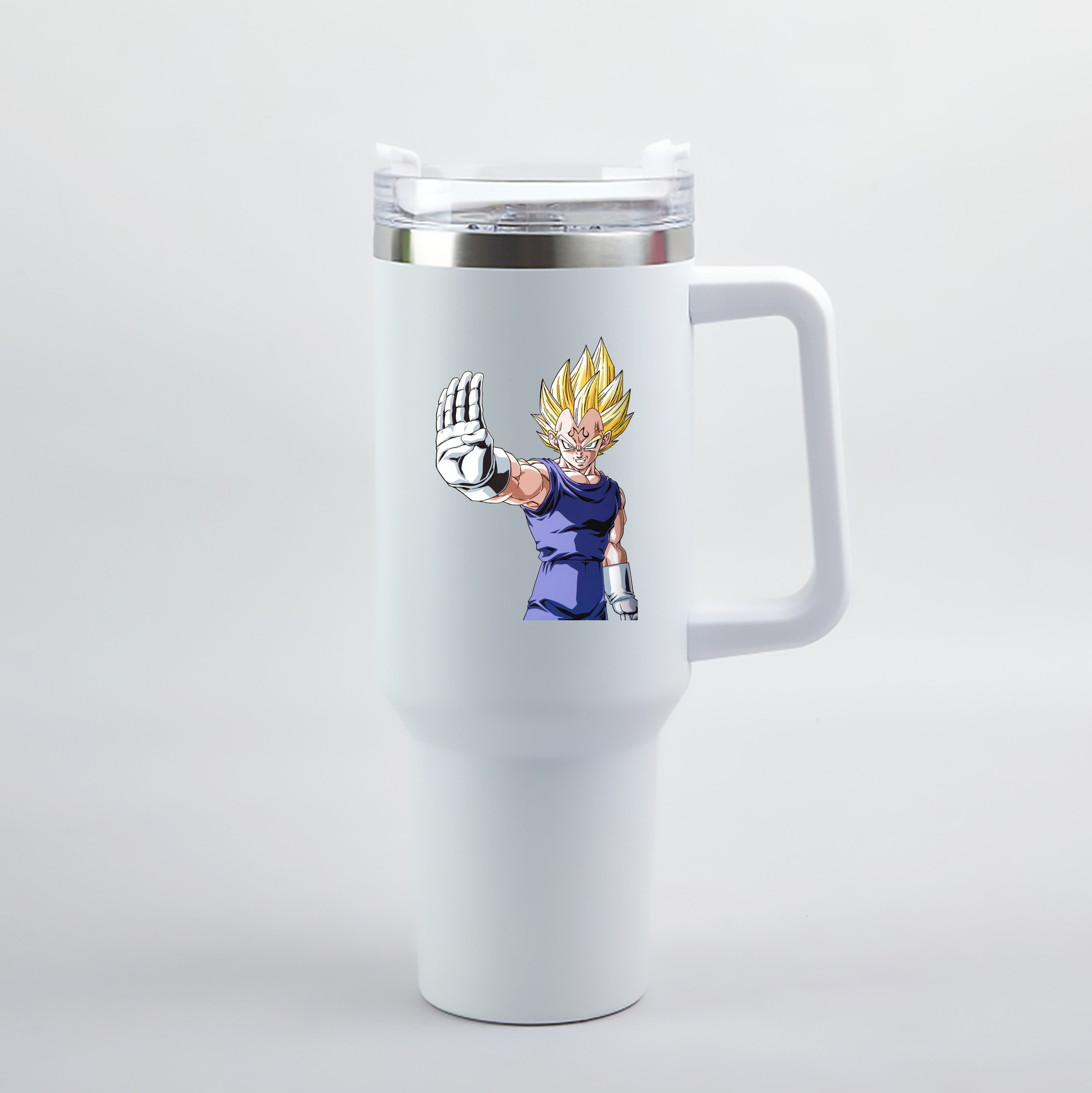 （画像用） ドラゴンボール ベジータ四世（Bejīta Yonsei）DRAGON BALL Vegeta IV 1200mL車用タンブラー（カラープリント）
