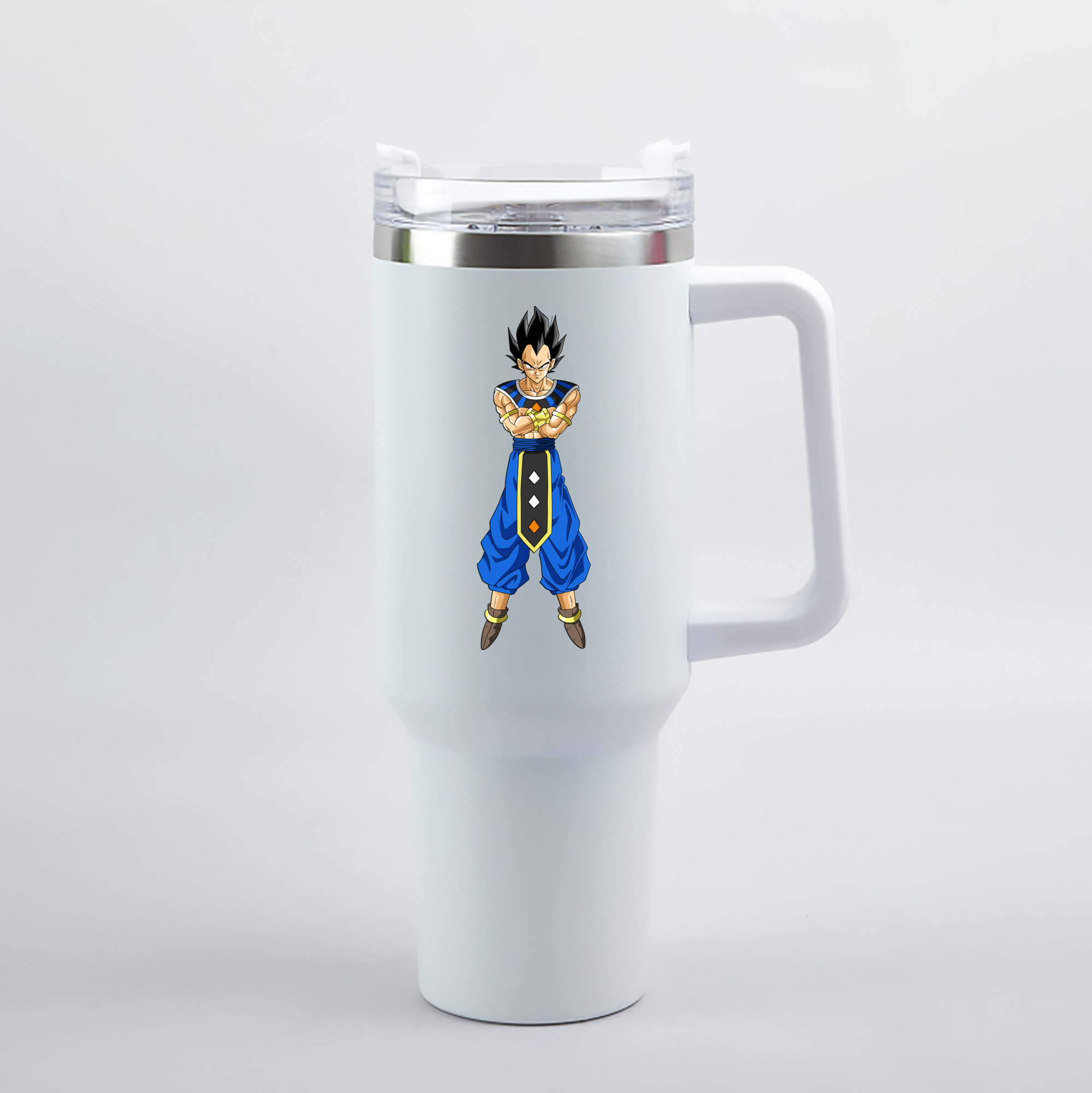 （画像用） ドラゴンボール ベジータ四世（Bejīta Yonsei）DRAGON BALL Vegeta IV 1200mL車用タンブラー（カラープリント）