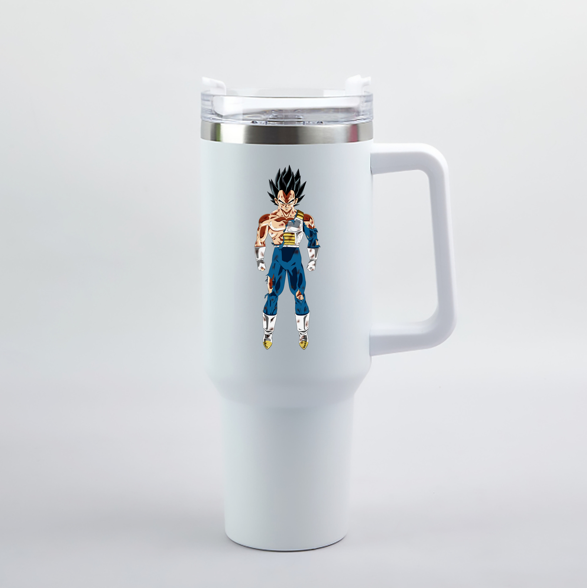 （画像用） ドラゴンボール ベジータ四世（Bejīta Yonsei）DRAGON BALL Vegeta IV 1200mL車用タンブラー（カラープリント）