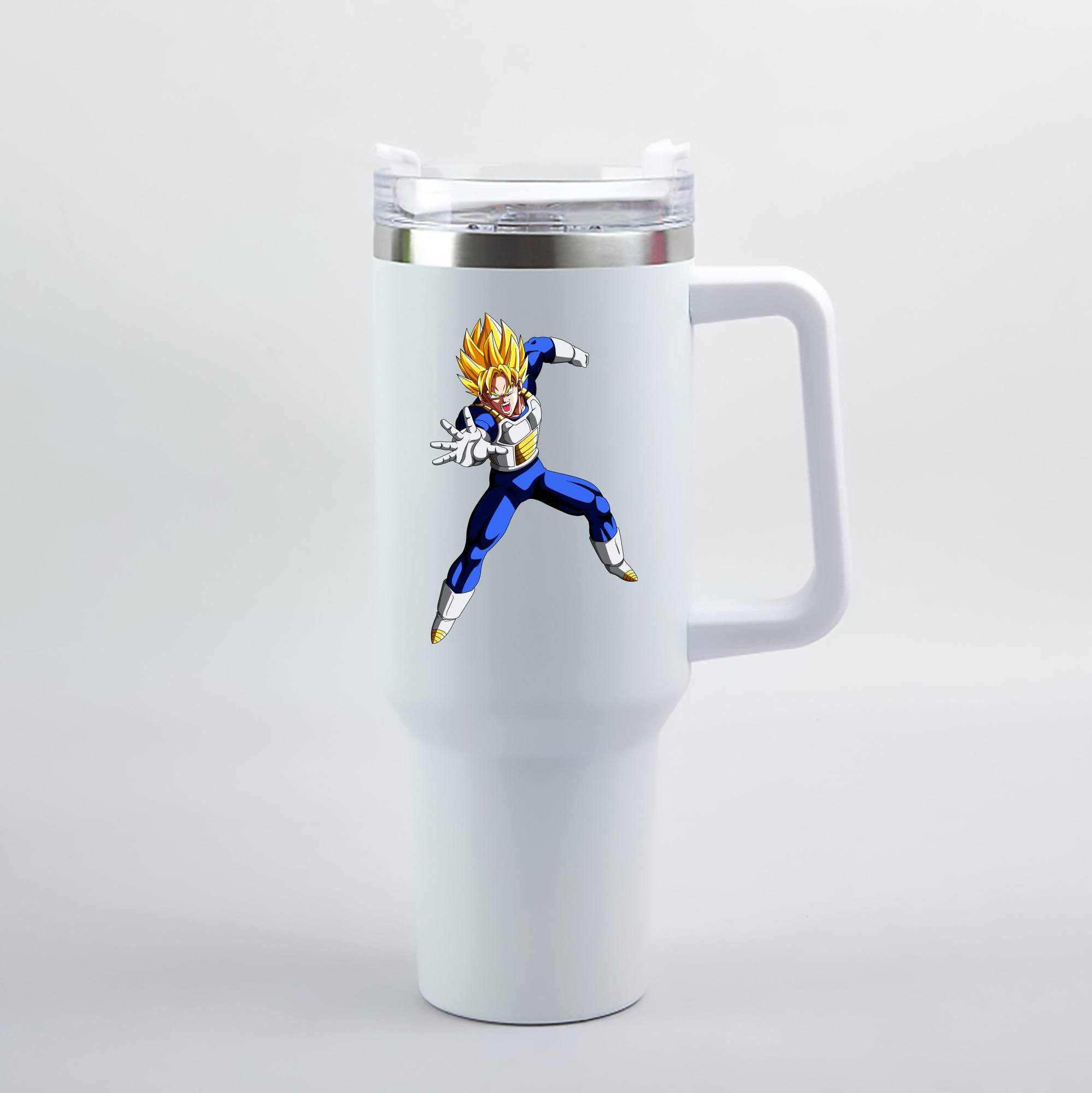 （画像用） ドラゴンボール ベジータ四世（Bejīta Yonsei）DRAGON BALL Vegeta IV 1200mL車用タンブラー（カラープリント）