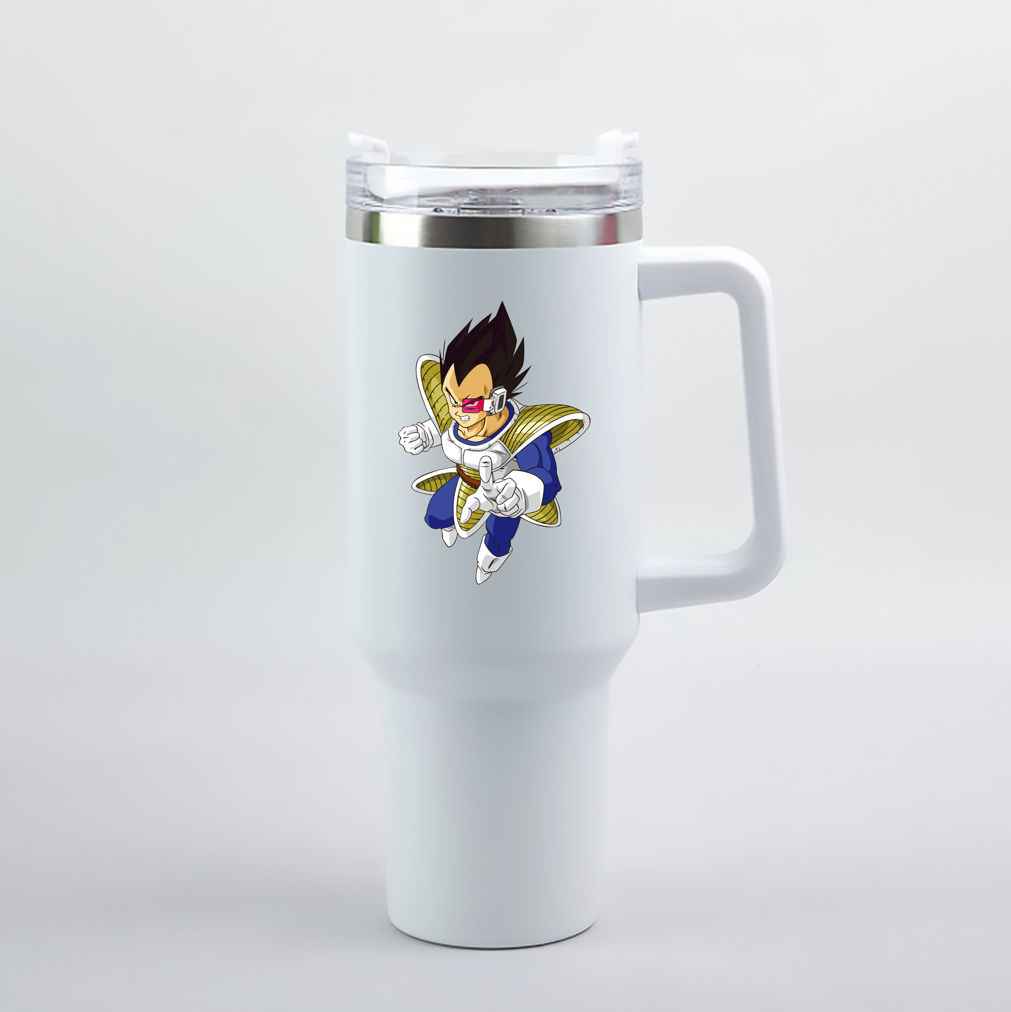 （画像用） ドラゴンボール ベジータ四世（Bejīta Yonsei）DRAGON BALL Vegeta IV 1200mL車用タンブラー（カラープリント）