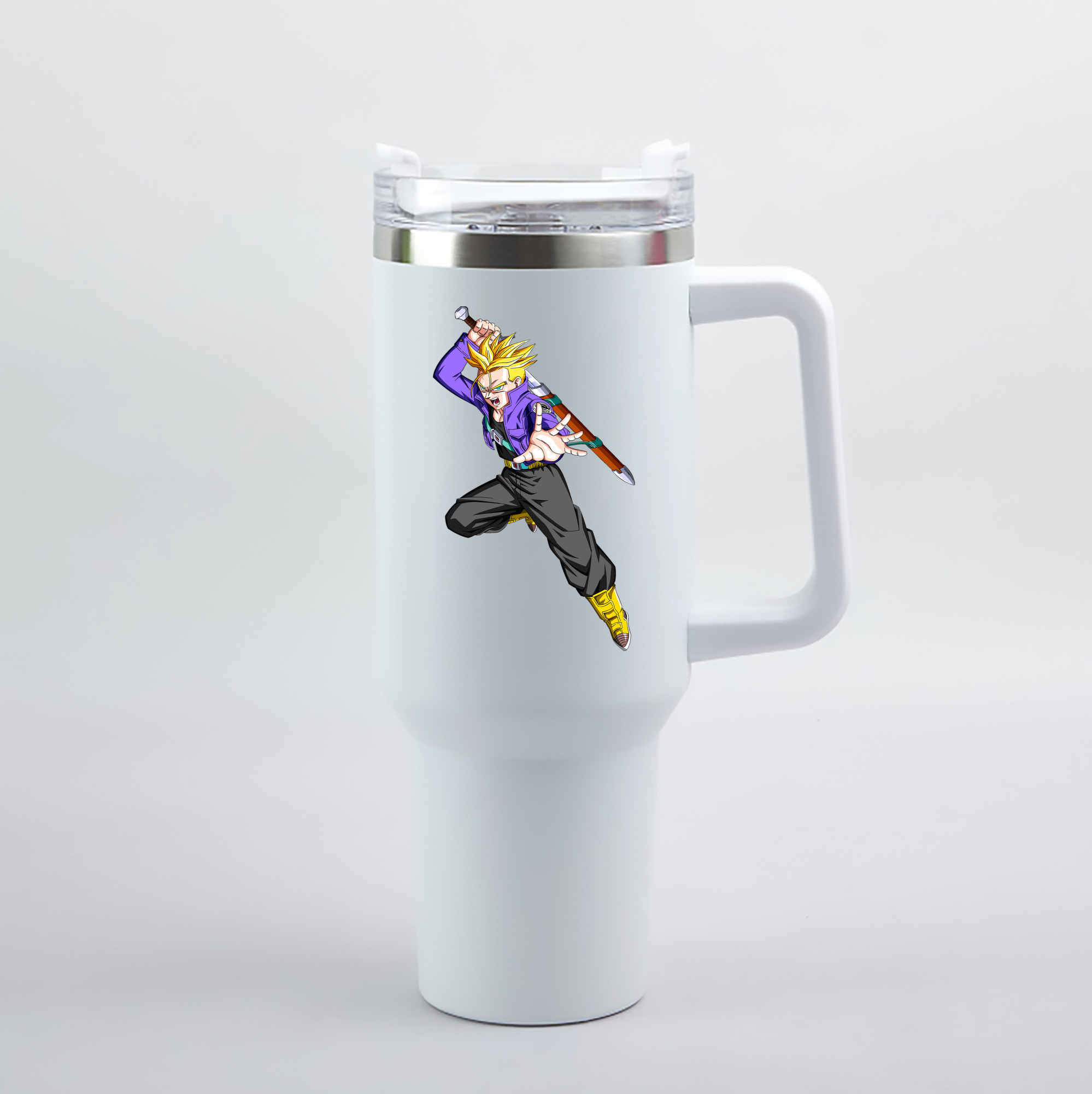 （画像用） ドラゴンボール トランクス（Torankusu）DRAGON BALL Trunks 1200mL車用タンブラー（カラープリント）