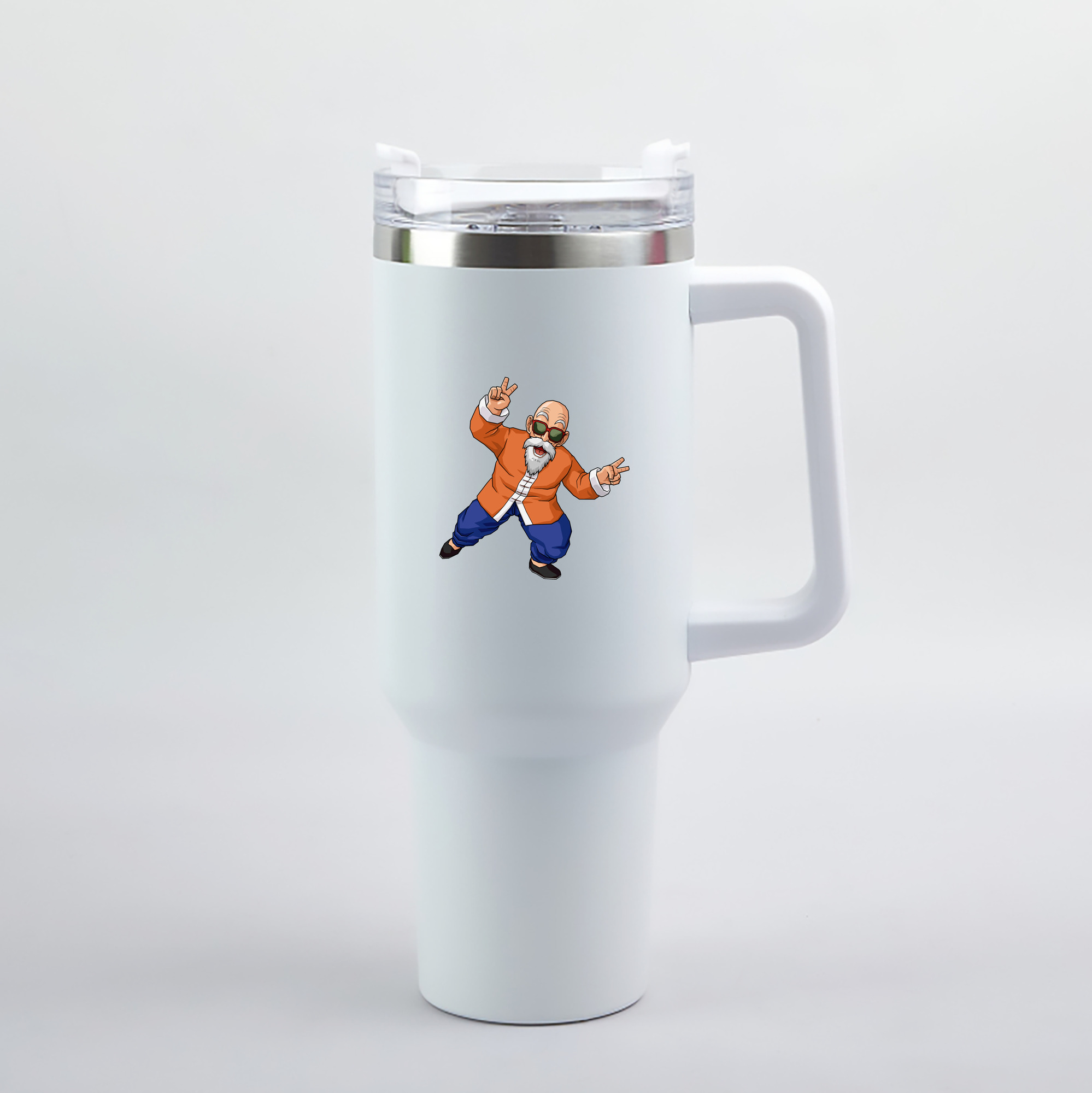 （画像用） ドラゴンボール 亀仙人（かめせんにん） DRAGON BALL Master Roshi Kame Sennin 1200mL車用タンブラー（カラープリント）