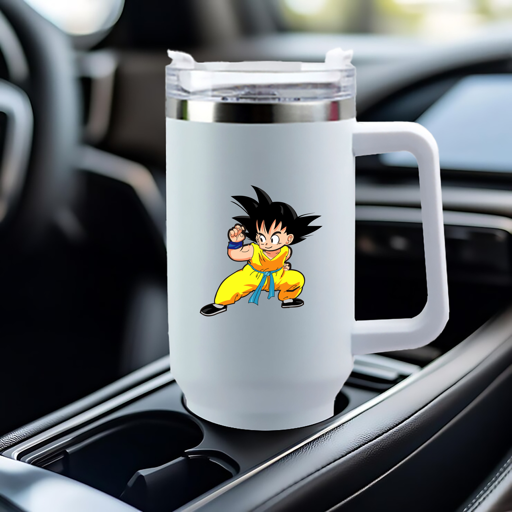 ドラゴンボール 孫悟空（そん ごくう）Son Goku カカロット DRAGON BALL Kakarotto 1200mL車用タンブラー（カラープリント）