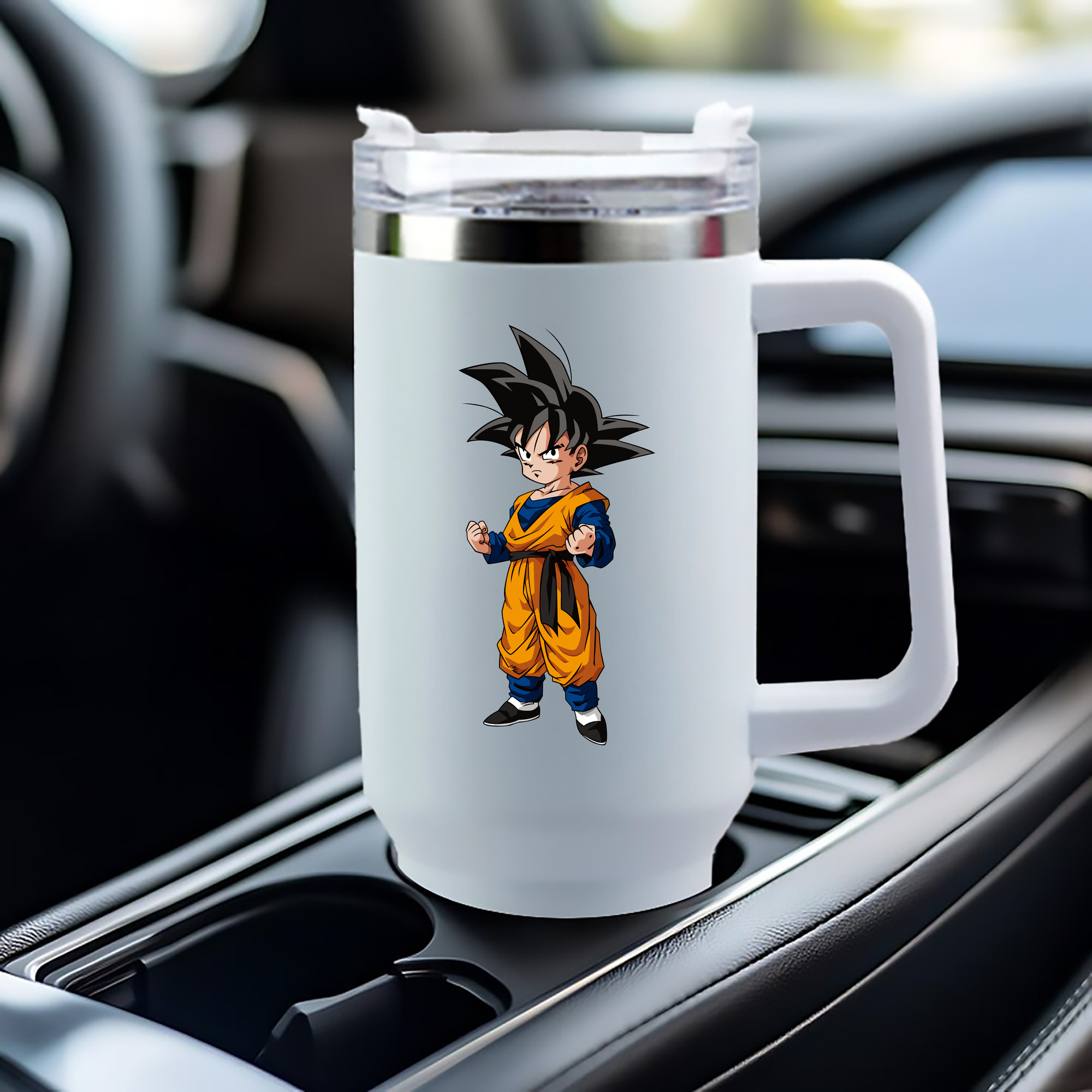 ドラゴンボール 孫悟空（そん ごくう）Son Goku カカロット DRAGON BALL Kakarotto 1200mL車用タンブラー（カラープリント）
