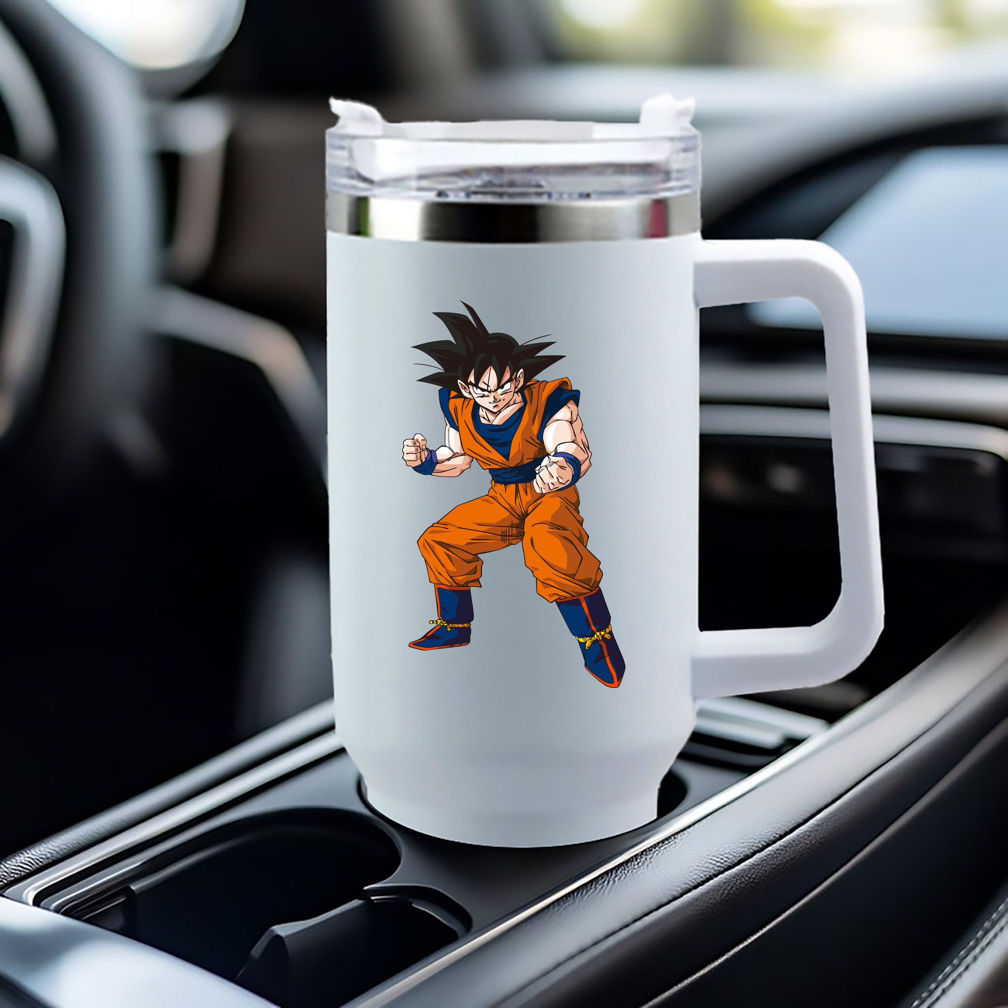 ドラゴンボール 孫悟空（そん ごくう）Son Goku カカロット DRAGON BALL Kakarotto 1200mL車用タンブラー（カラープリント）