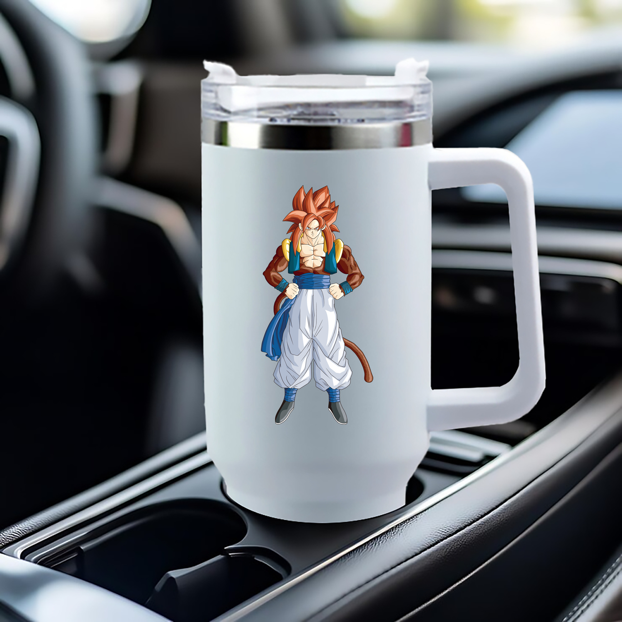 ドラゴンボール 孫悟空（そん ごくう）Son Goku カカロット DRAGON BALL Kakarotto 1200mL車用タンブラー（カラープリント）