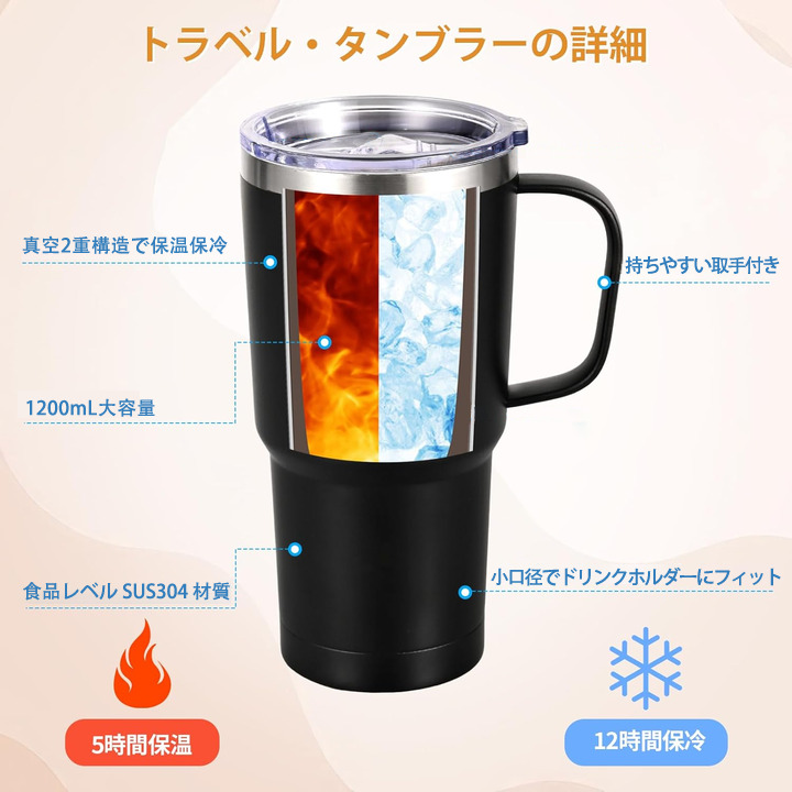 ドラゴンボール 孫 悟飯（そんごはん）DRAGON BALL Son Gohan 1200mL車用タンブラー（カラープリント）