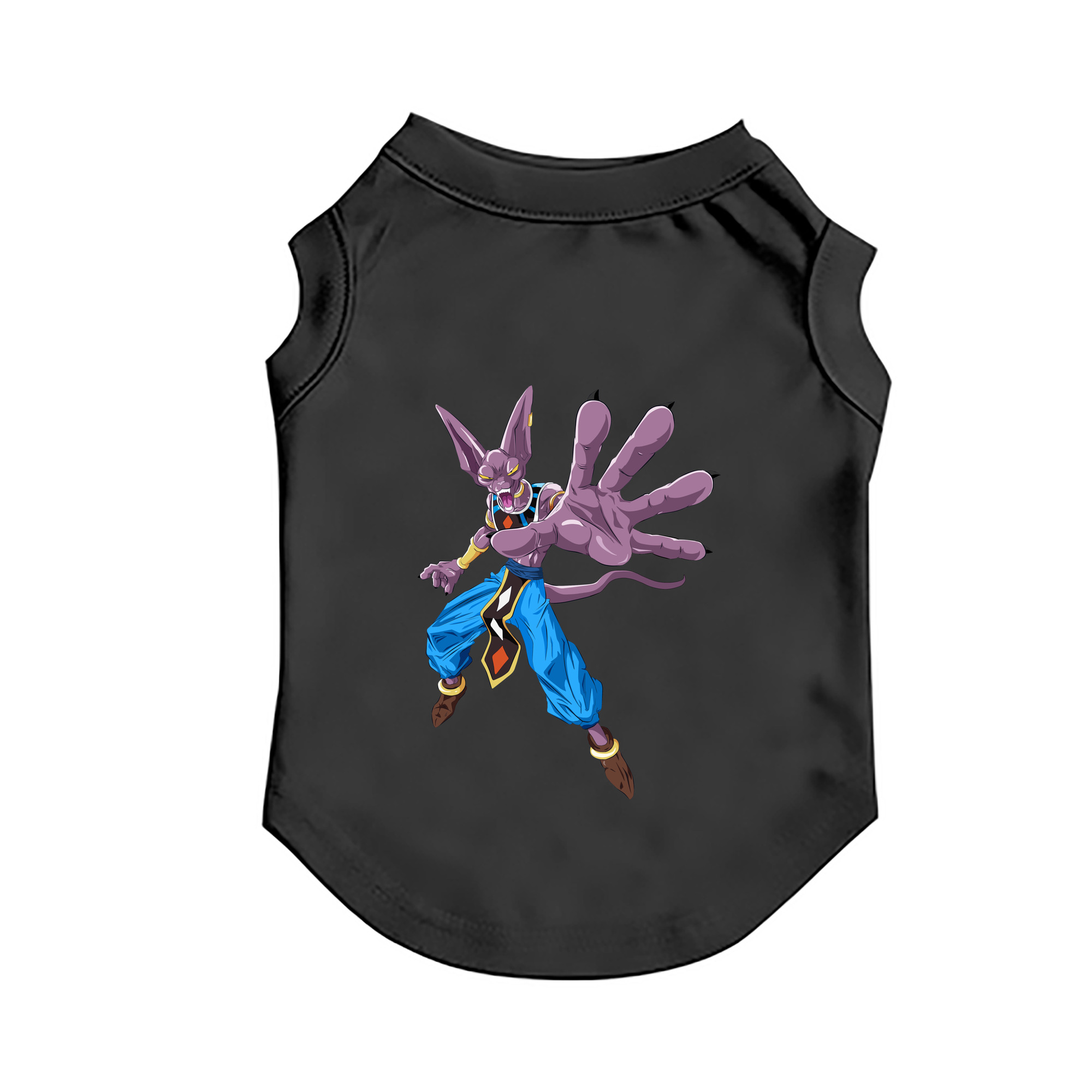 （画像用） ドラゴンボール ビルス 破壊神ビルス DRAGON BALL Beerus Birusu ペット用ベスト