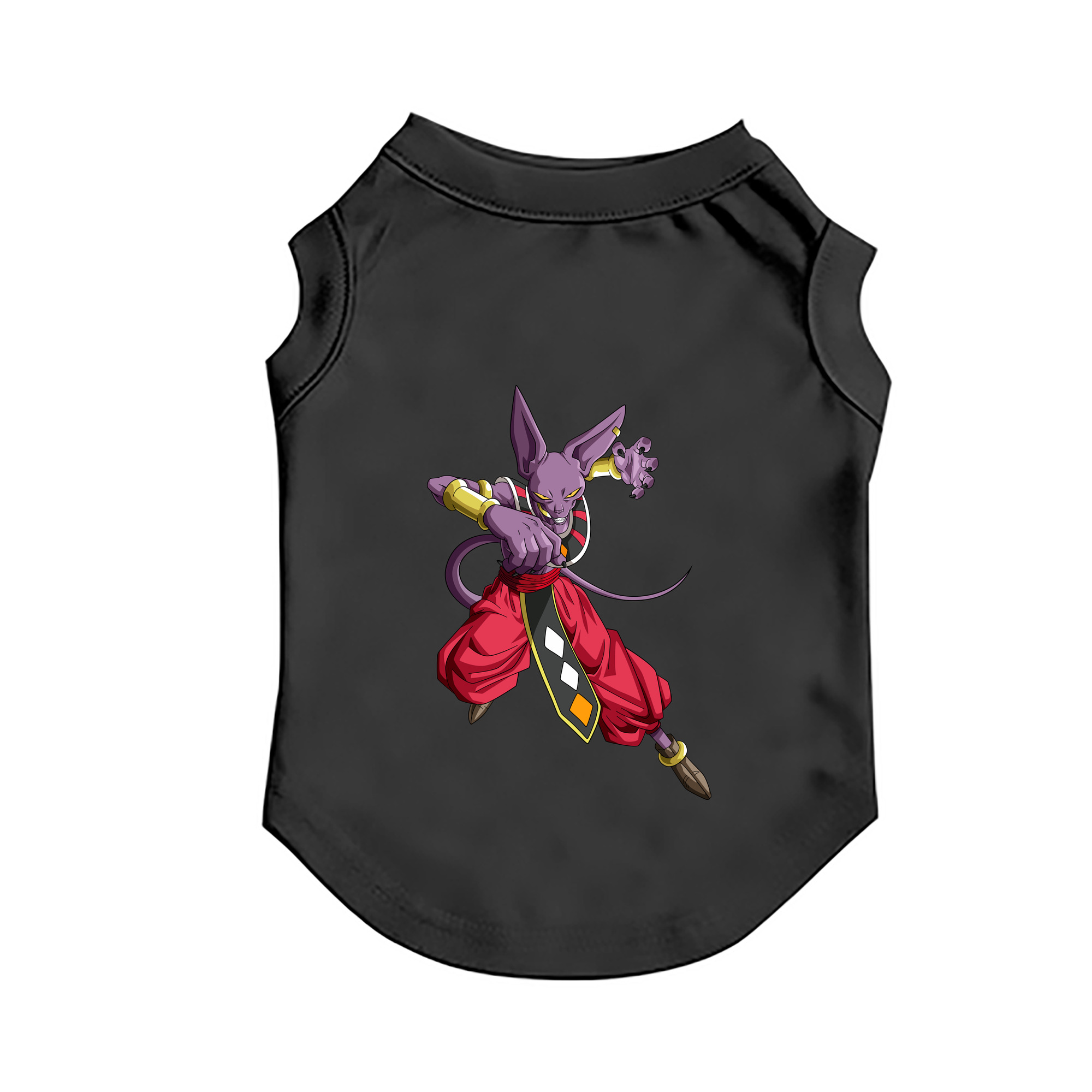 （画像用） ドラゴンボール ビルス 破壊神ビルス DRAGON BALL Beerus Birusu ペット用ベスト