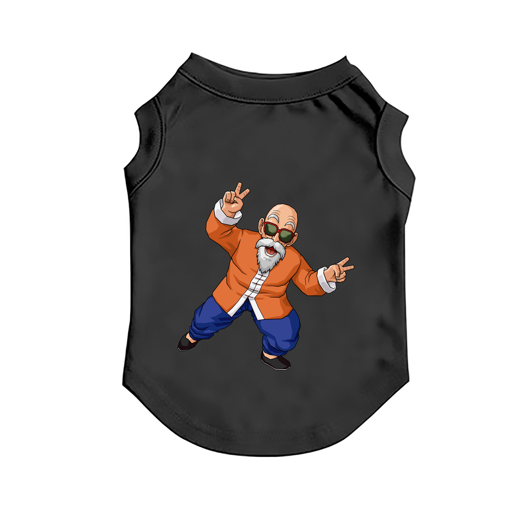 （画像用） ドラゴンボール 亀仙人（かめせんにん） DRAGON BALL Master Roshi Kame Sennin ペット用ベスト