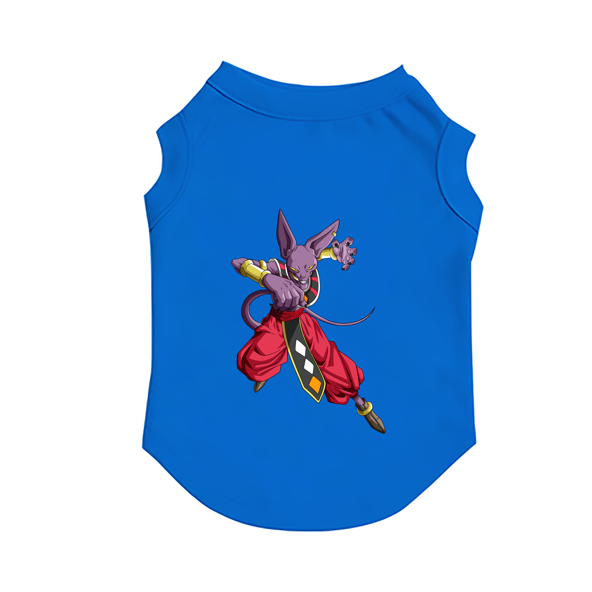 （画像用） ドラゴンボール ビルス 破壊神ビルス DRAGON BALL Beerus Birusu ペット用ベスト
