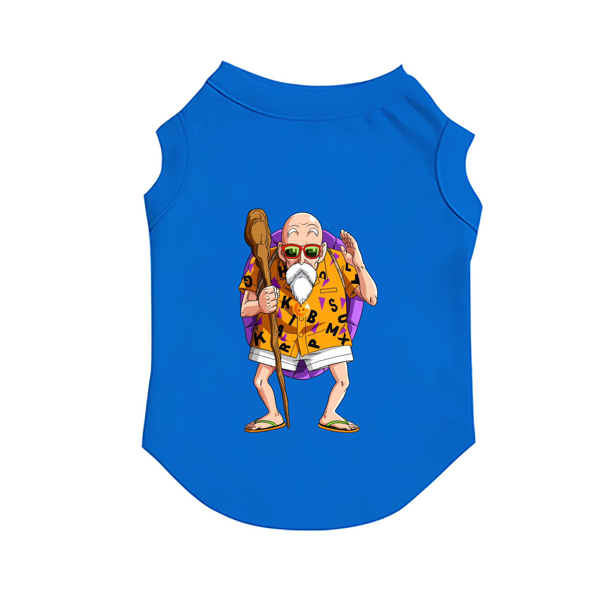 （画像用） ドラゴンボール 亀仙人（かめせんにん） DRAGON BALL Master Roshi Kame Sennin ペット用ベスト