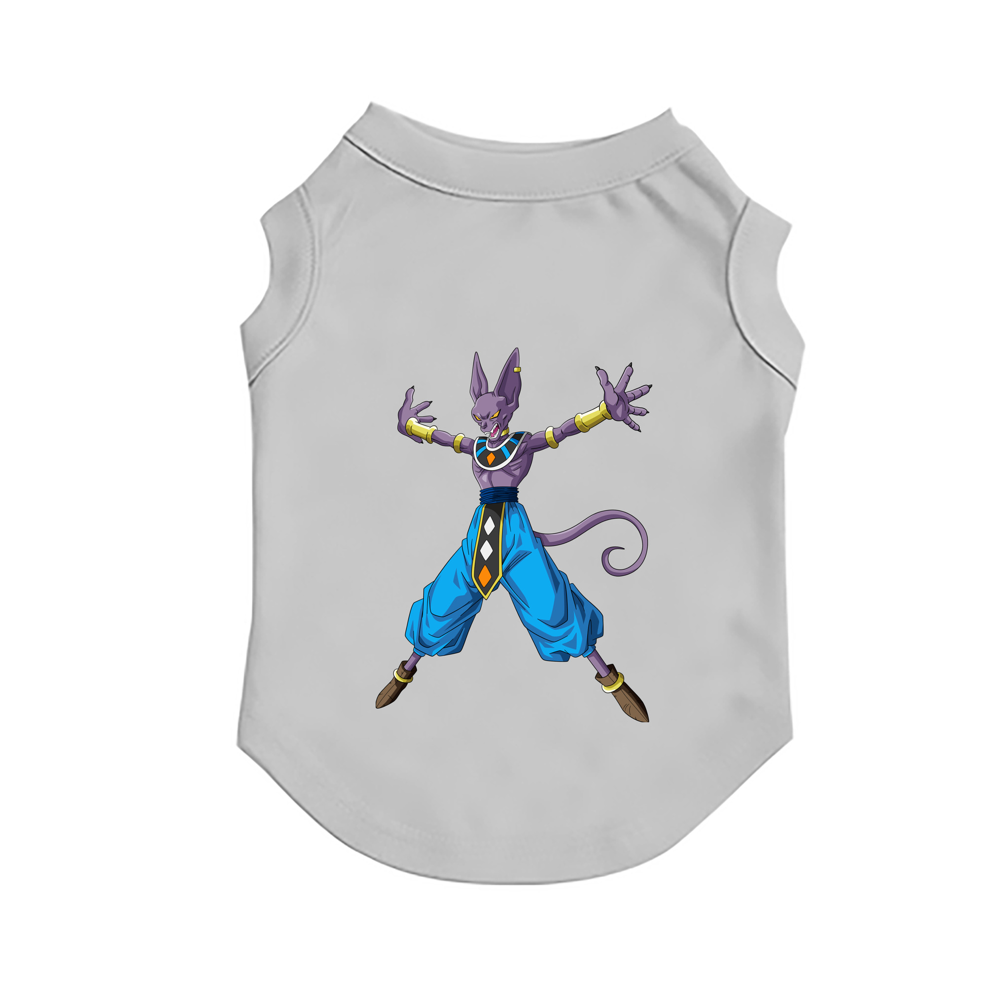 （画像用） ドラゴンボール ビルス 破壊神ビルス DRAGON BALL Beerus Birusu ペット用ベスト