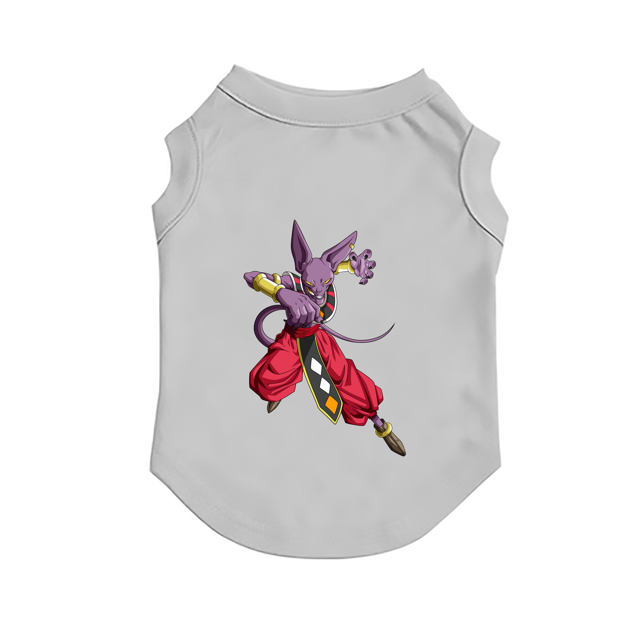 （画像用） ドラゴンボール ビルス 破壊神ビルス DRAGON BALL Beerus Birusu ペット用ベスト