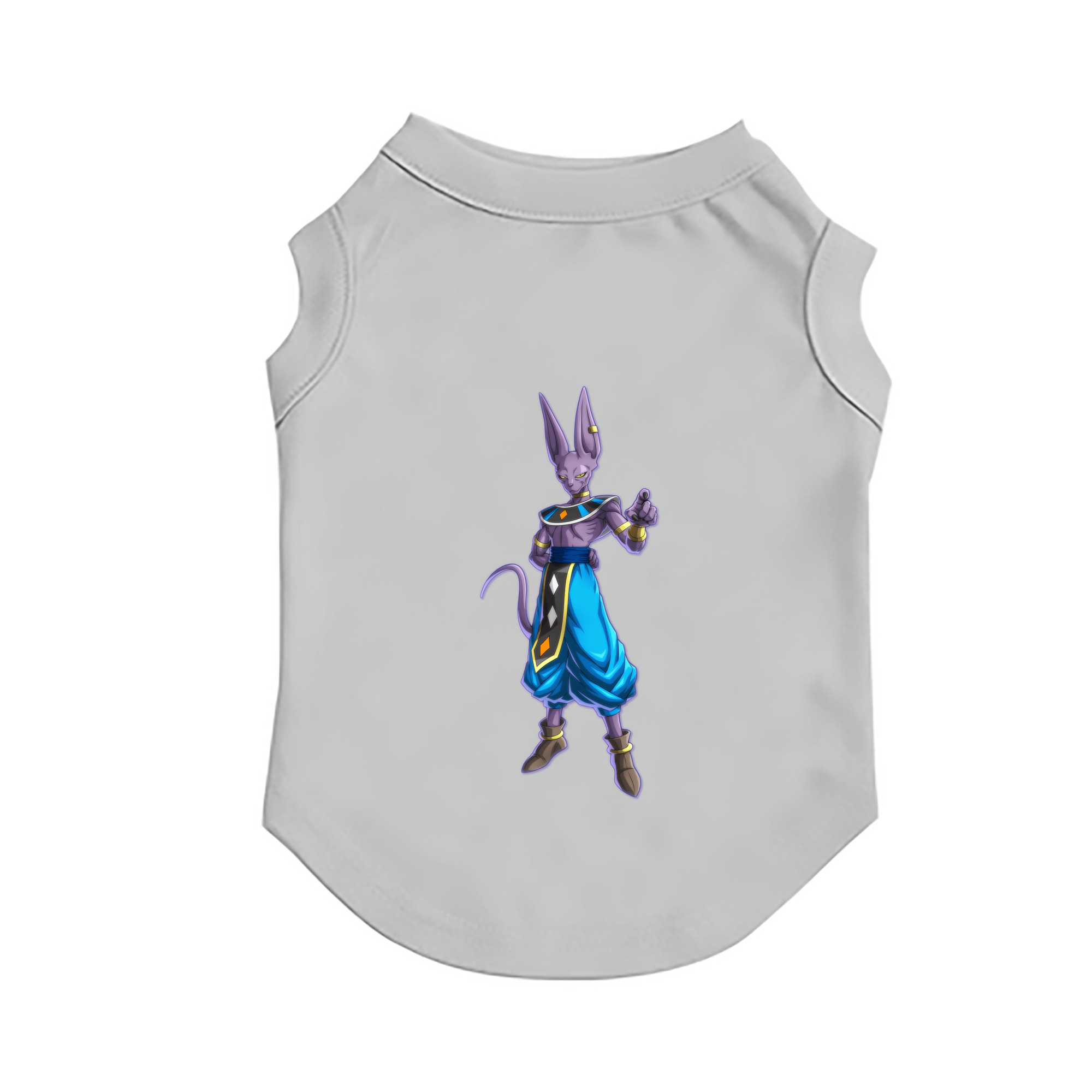（画像用） ドラゴンボール ビルス 破壊神ビルス DRAGON BALL Beerus Birusu ペット用ベスト
