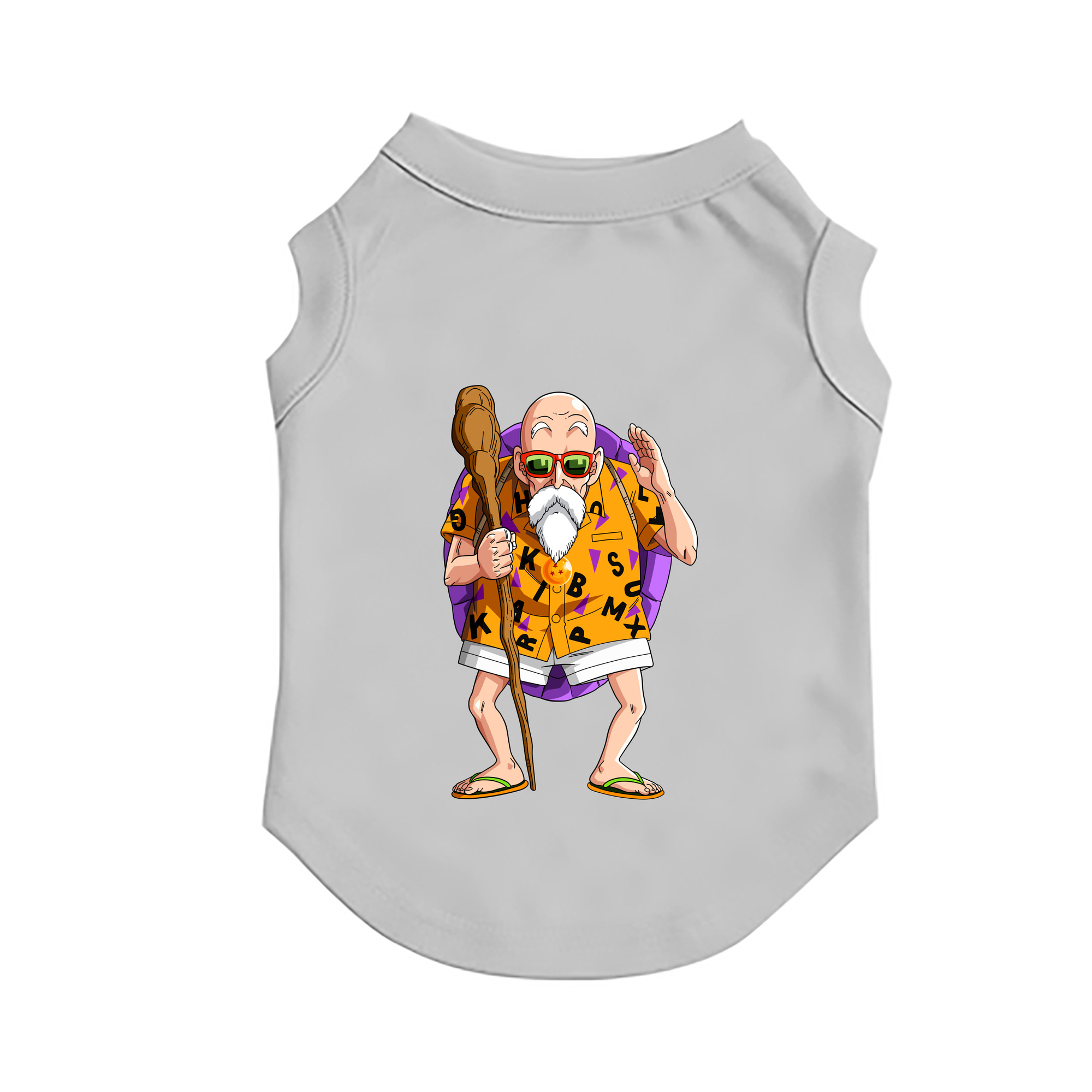 （画像用） ドラゴンボール 亀仙人（かめせんにん） DRAGON BALL Master Roshi Kame Sennin ペット用ベスト