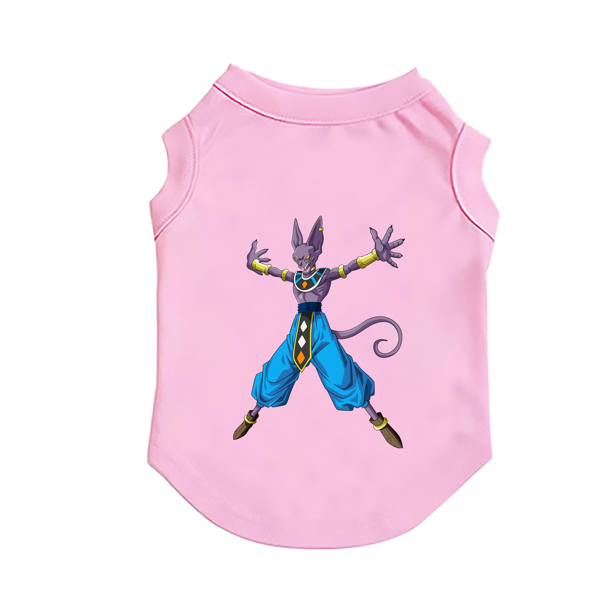（画像用） ドラゴンボール ビルス 破壊神ビルス DRAGON BALL Beerus Birusu ペット用ベスト