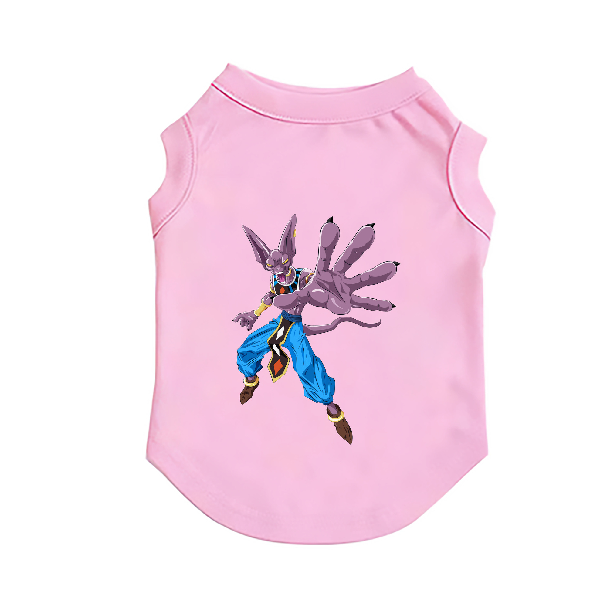 （画像用） ドラゴンボール ビルス 破壊神ビルス DRAGON BALL Beerus Birusu ペット用ベスト