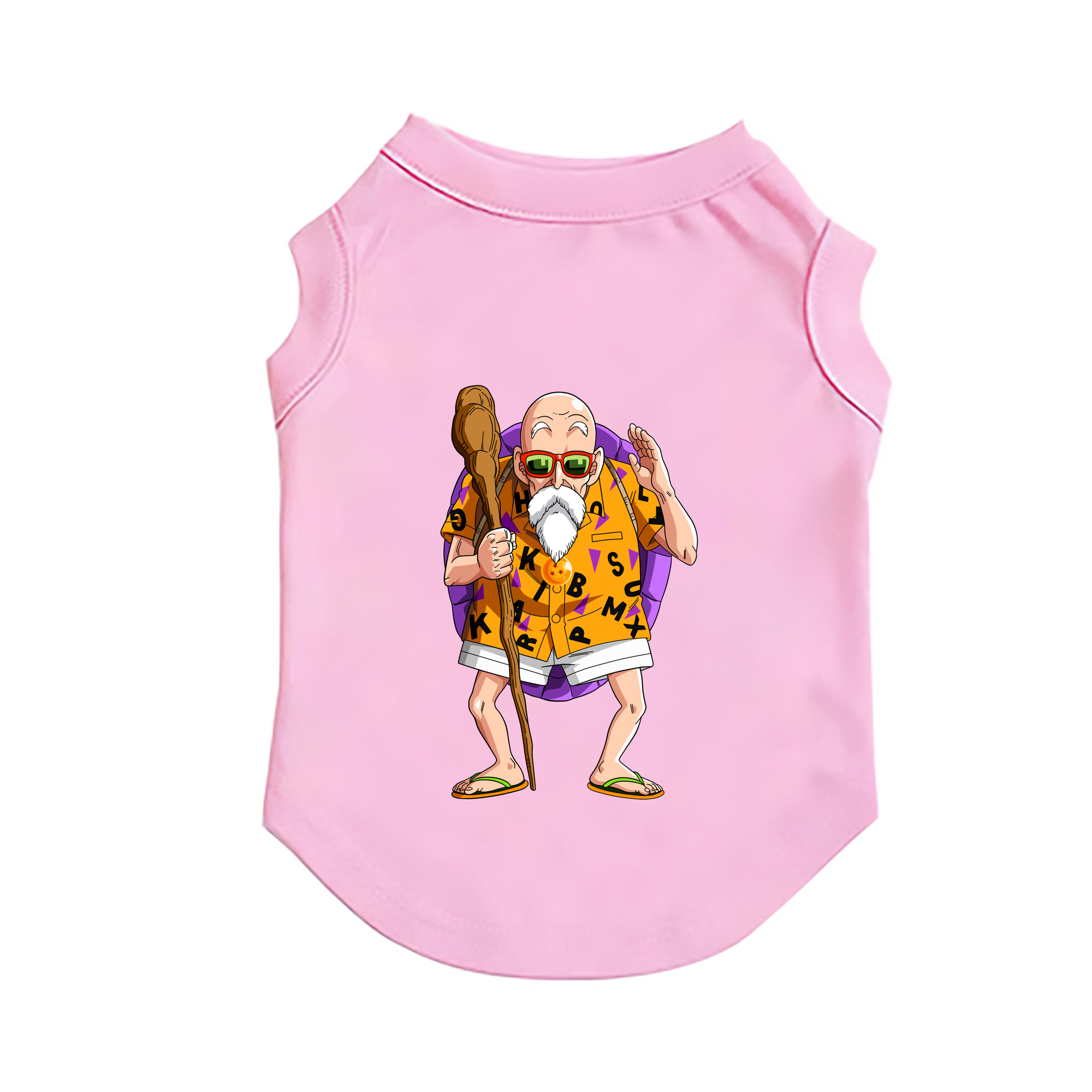 （画像用） ドラゴンボール 亀仙人（かめせんにん） DRAGON BALL Master Roshi Kame Sennin ペット用ベスト