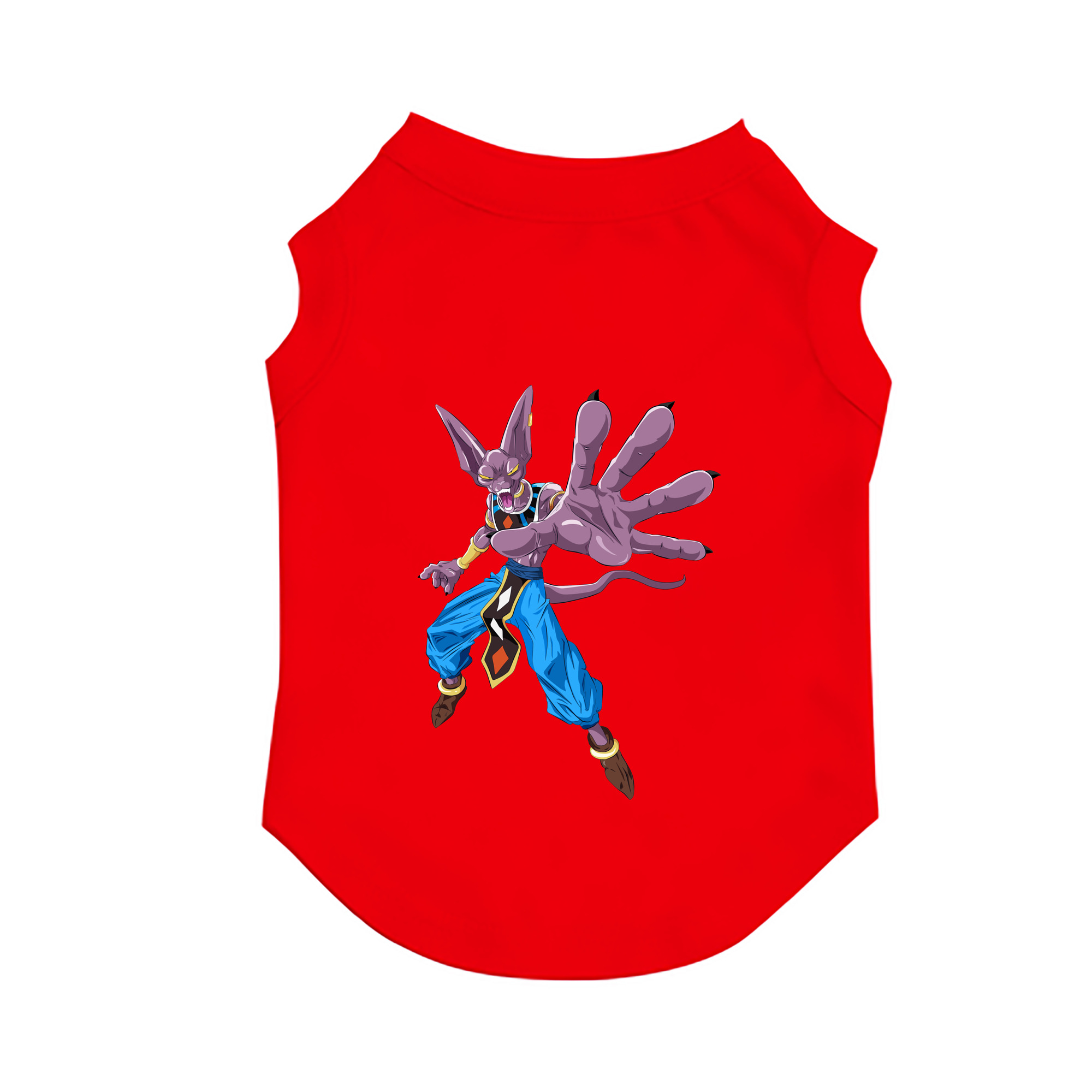 （画像用） ドラゴンボール ビルス 破壊神ビルス DRAGON BALL Beerus Birusu ペット用ベスト