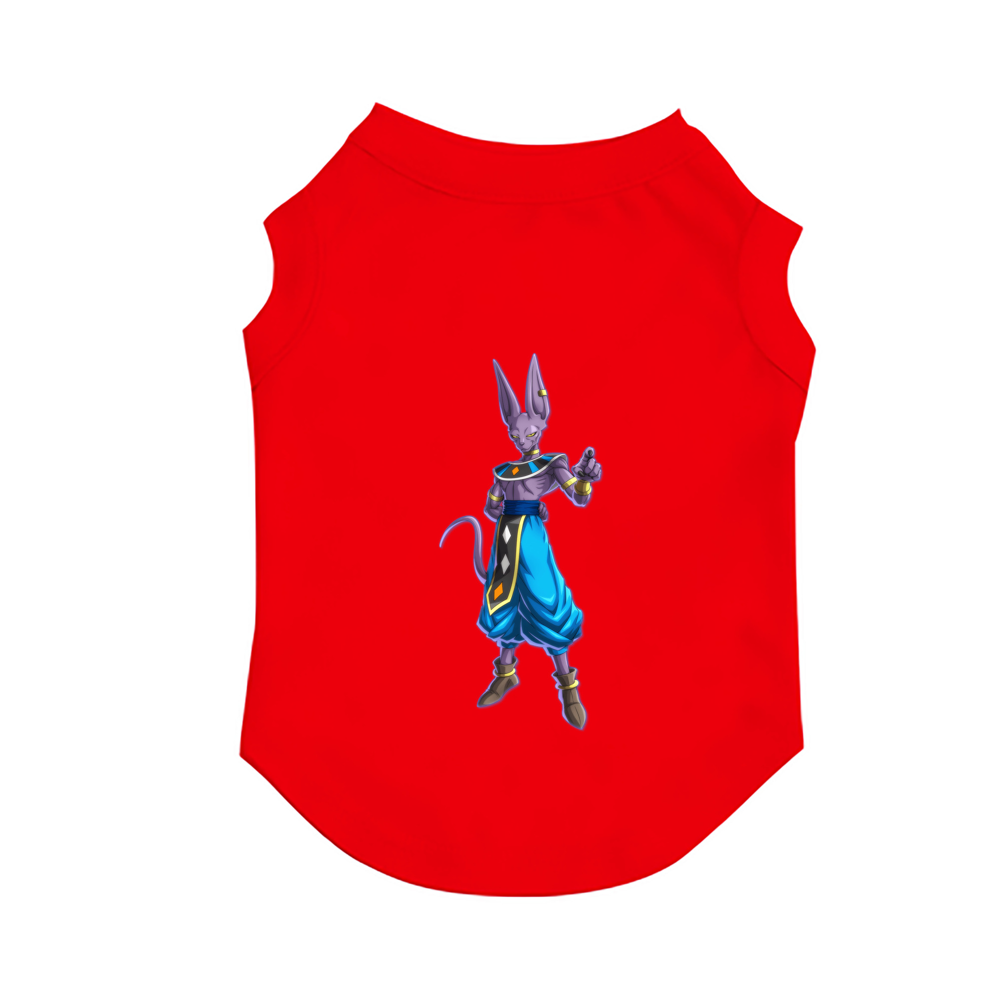 （画像用） ドラゴンボール ビルス 破壊神ビルス DRAGON BALL Beerus Birusu ペット用ベスト