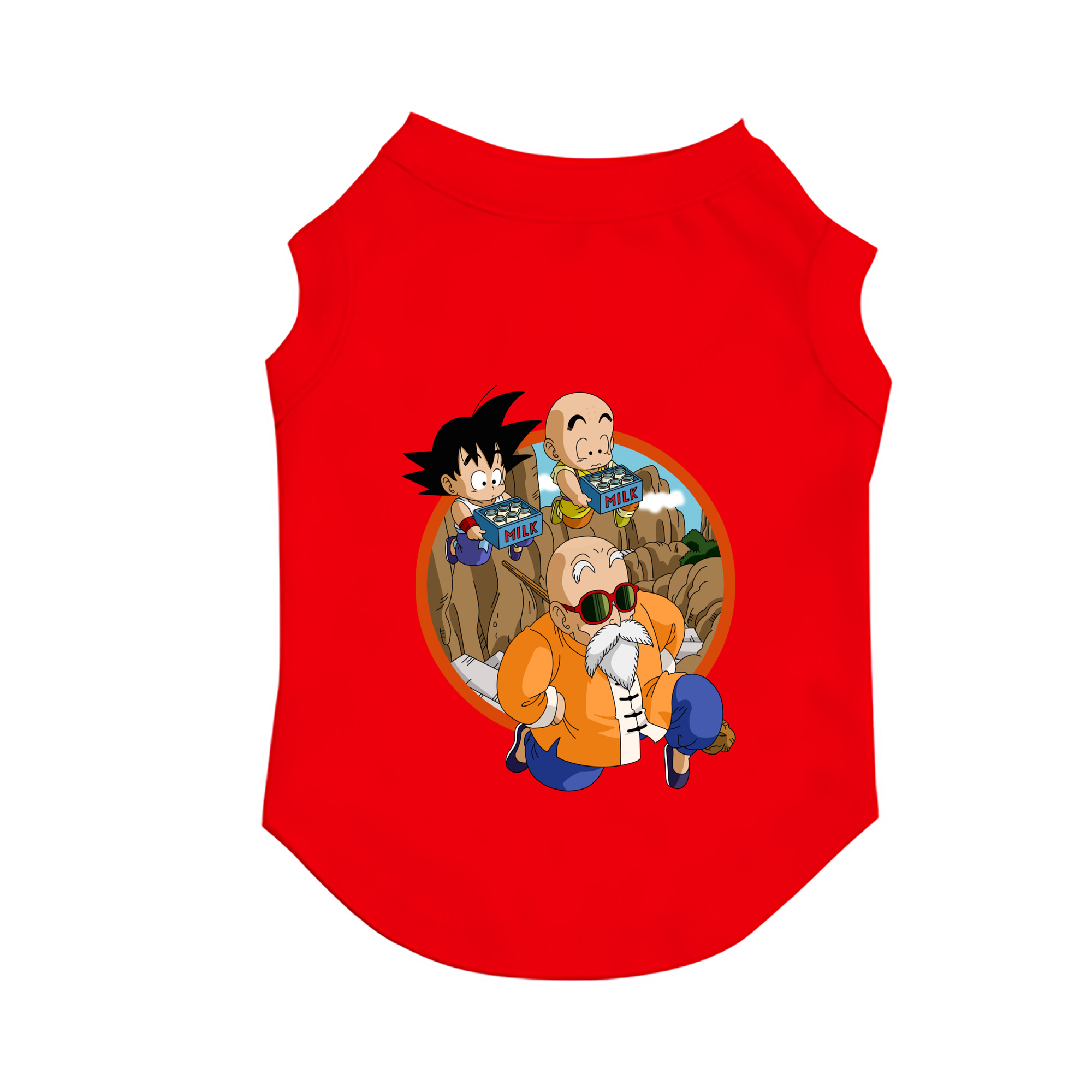 （画像用） ドラゴンボール 亀仙人（かめせんにん） DRAGON BALL Master Roshi Kame Sennin ペット用ベスト