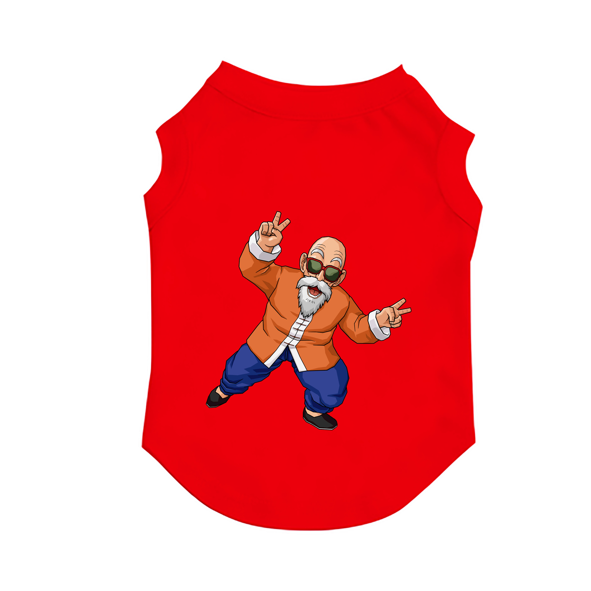 （画像用） ドラゴンボール 亀仙人（かめせんにん） DRAGON BALL Master Roshi Kame Sennin ペット用ベスト