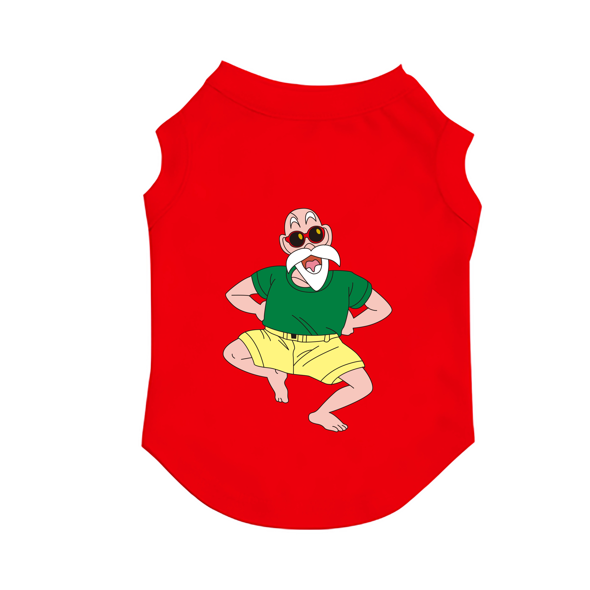 （画像用） ドラゴンボール 亀仙人（かめせんにん） DRAGON BALL Master Roshi Kame Sennin ペット用ベスト