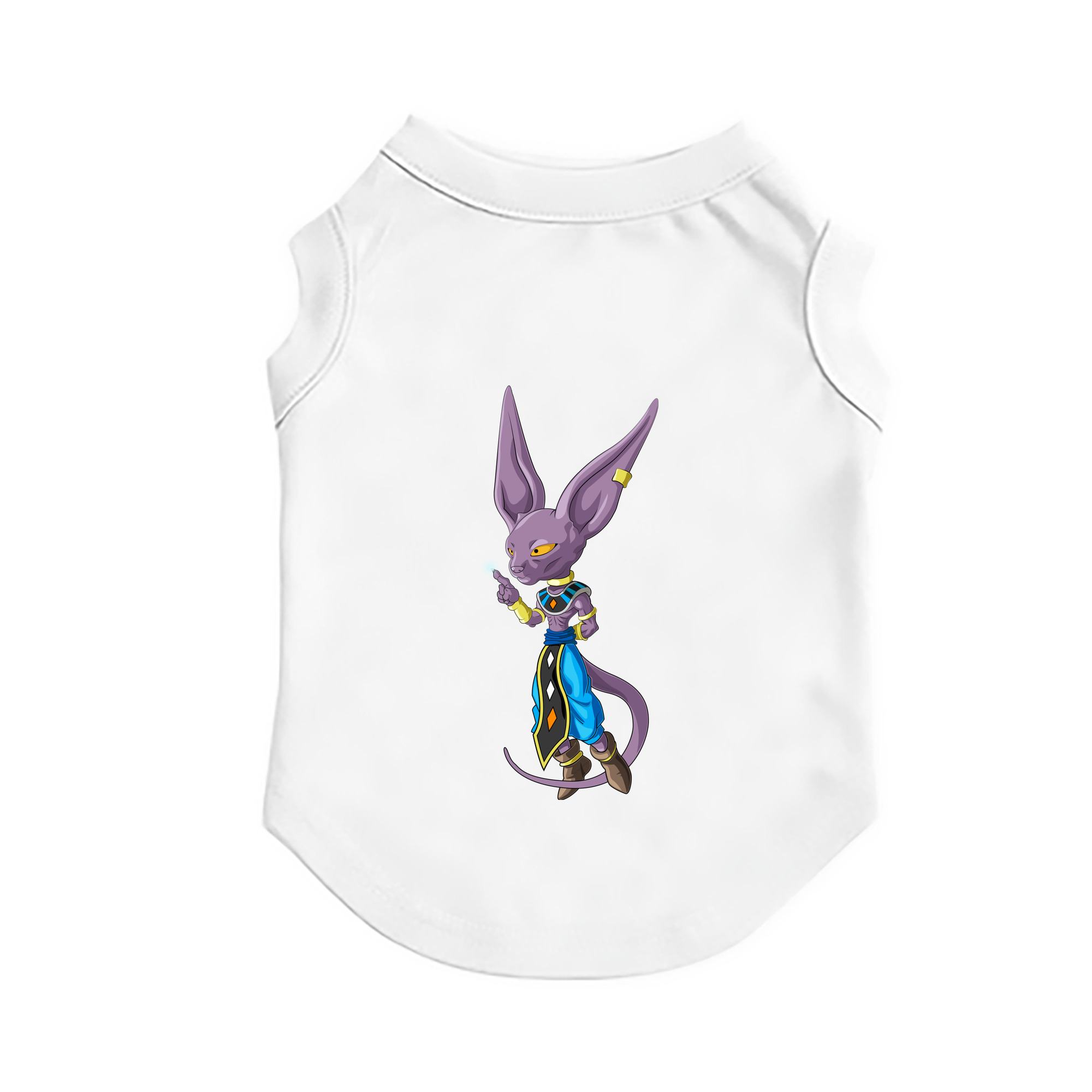 （画像用） ドラゴンボール ビルス 破壊神ビルス DRAGON BALL Beerus Birusu ペット用ベスト