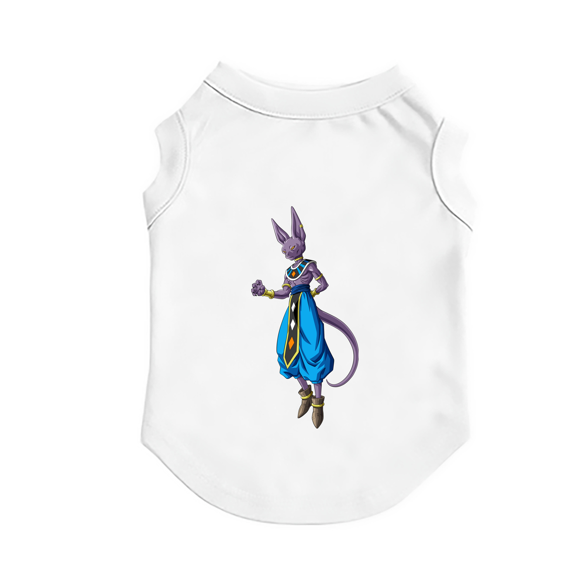 （画像用） ドラゴンボール ビルス 破壊神ビルス DRAGON BALL Beerus Birusu ペット用ベスト