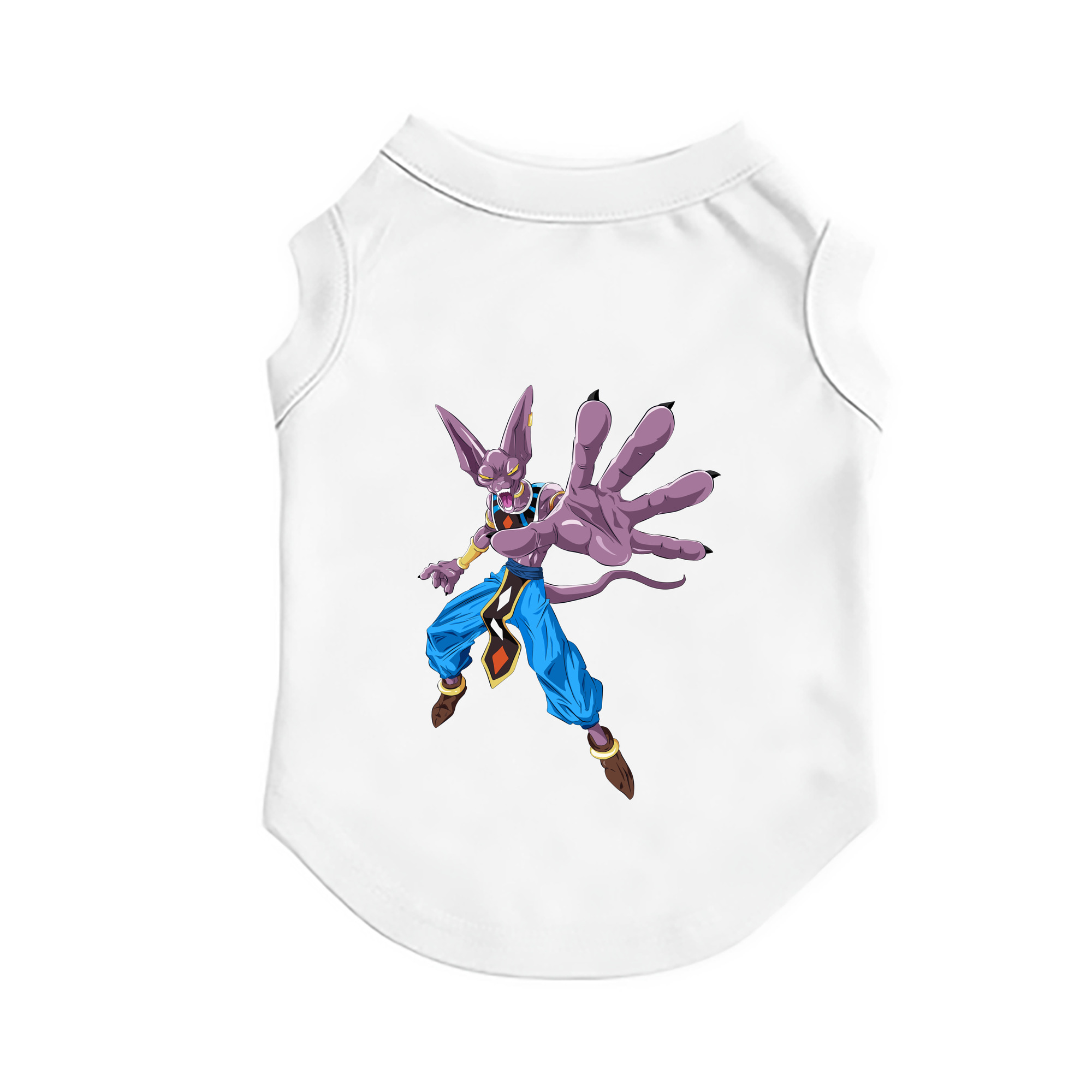 （画像用） ドラゴンボール ビルス 破壊神ビルス DRAGON BALL Beerus Birusu ペット用ベスト