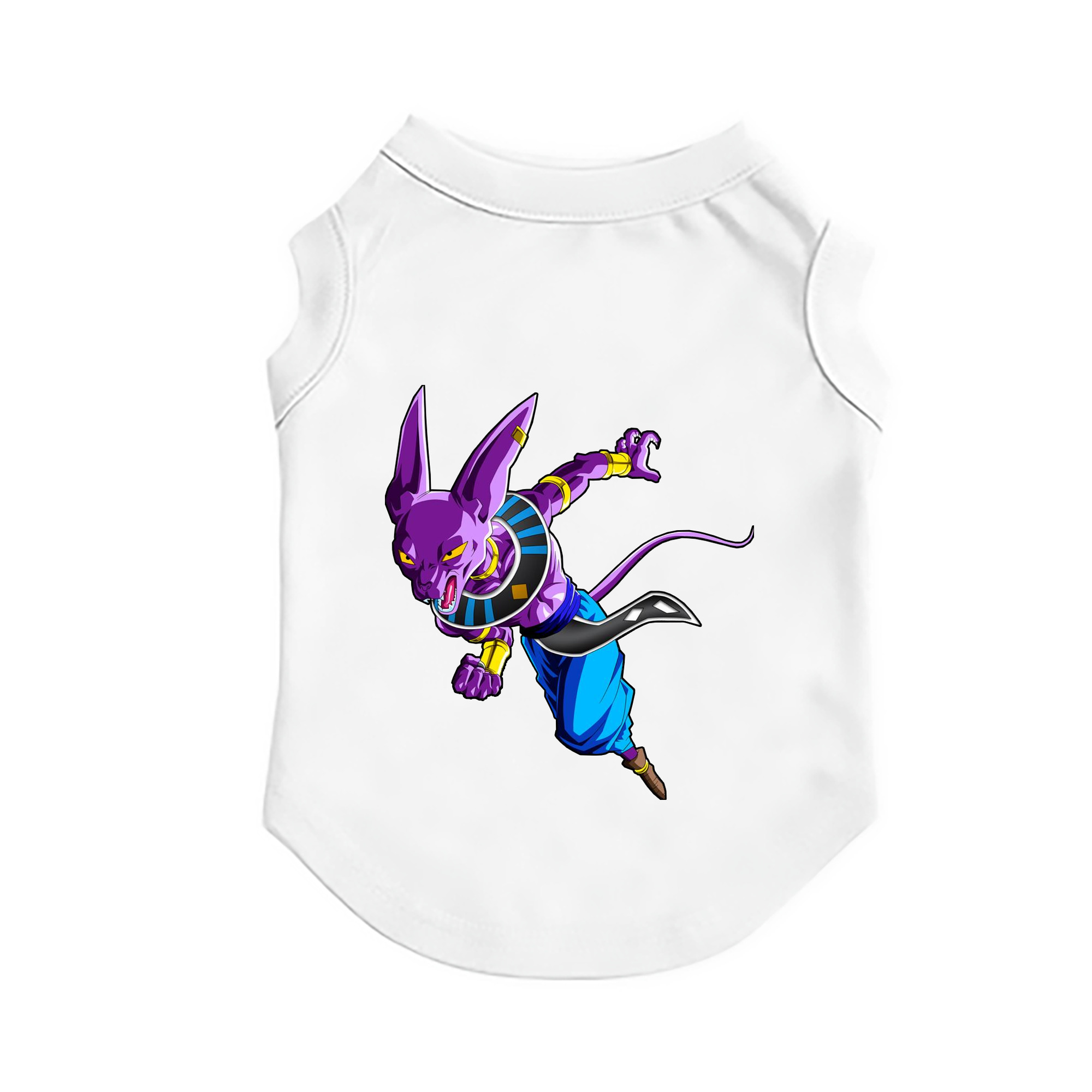 （画像用） ドラゴンボール ビルス 破壊神ビルス DRAGON BALL Beerus Birusu ペット用ベスト