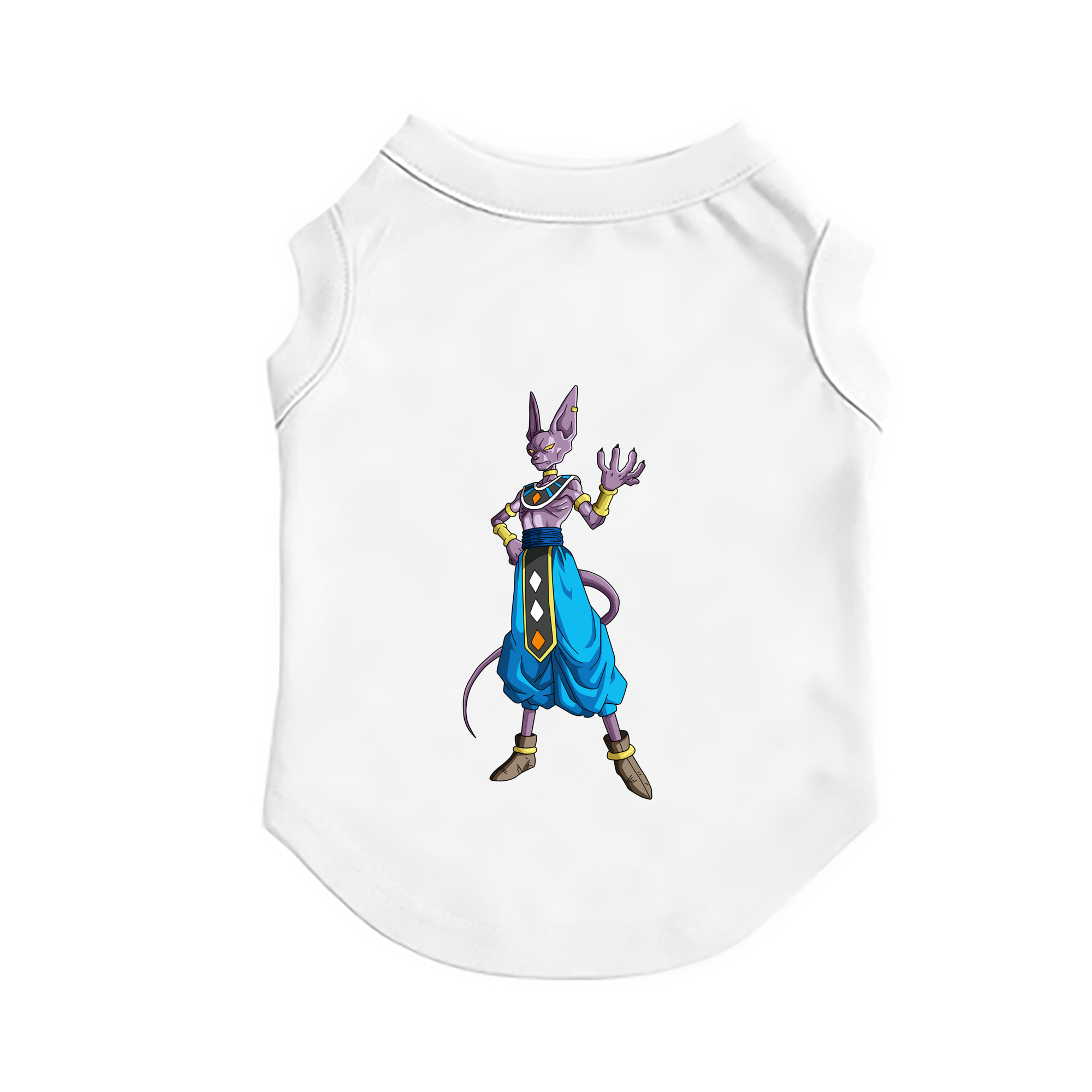 （画像用） ドラゴンボール ビルス 破壊神ビルス DRAGON BALL Beerus Birusu ペット用ベスト