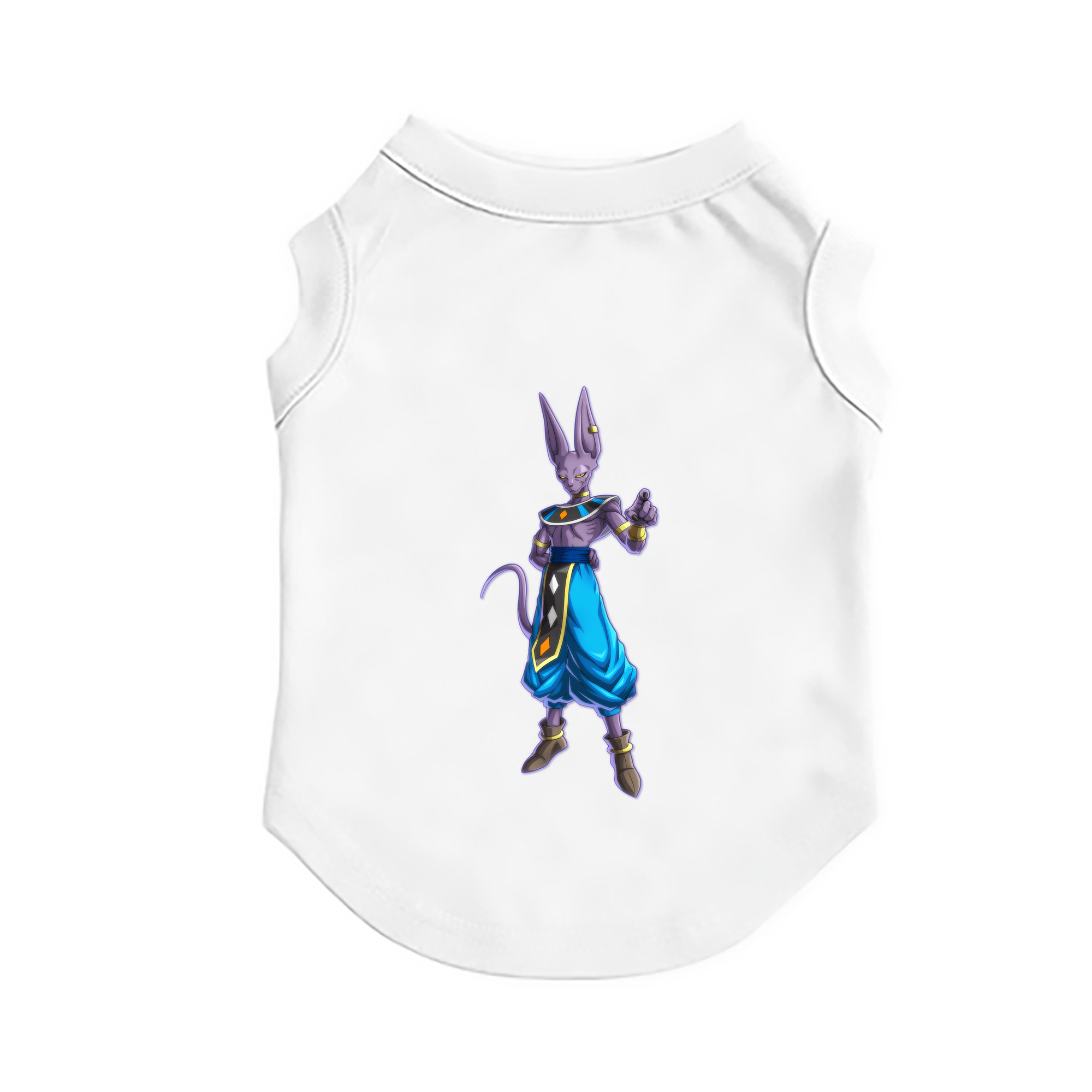 （画像用） ドラゴンボール ビルス 破壊神ビルス DRAGON BALL Beerus Birusu ペット用ベスト