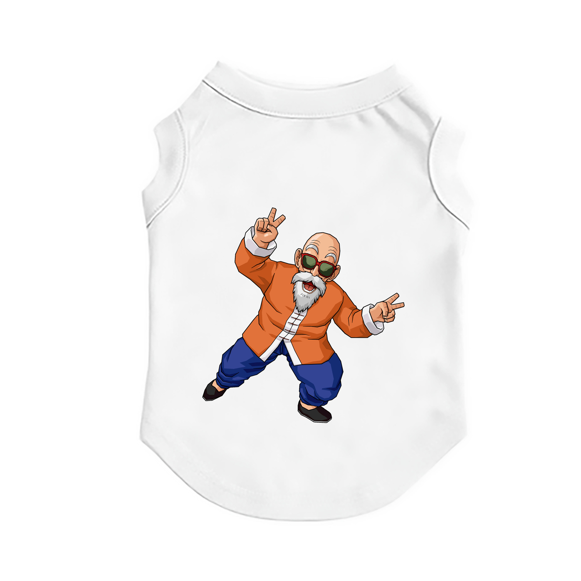 （画像用） ドラゴンボール 亀仙人（かめせんにん） DRAGON BALL Master Roshi Kame Sennin ペット用ベスト