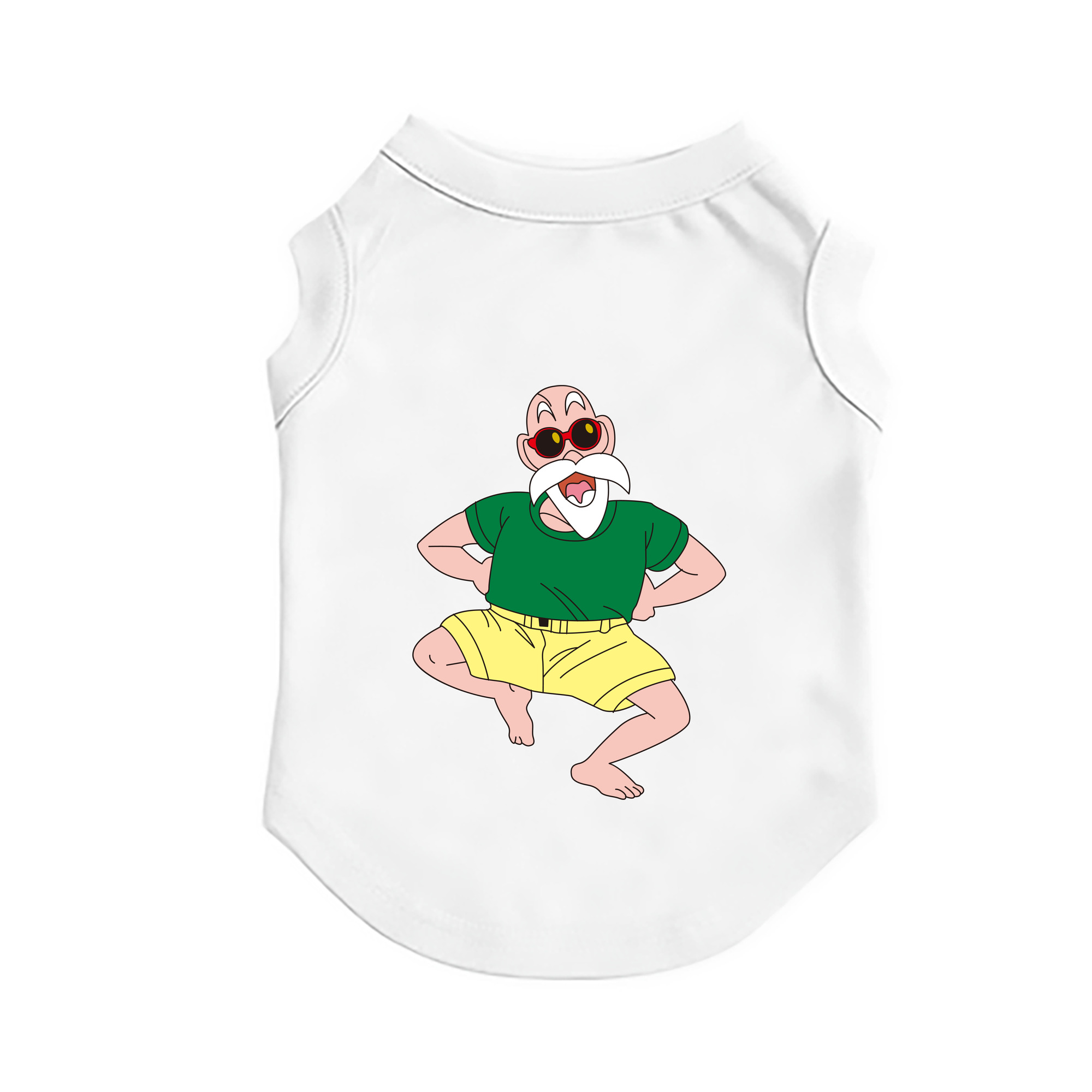 （画像用） ドラゴンボール 亀仙人（かめせんにん） DRAGON BALL Master Roshi Kame Sennin ペット用ベスト