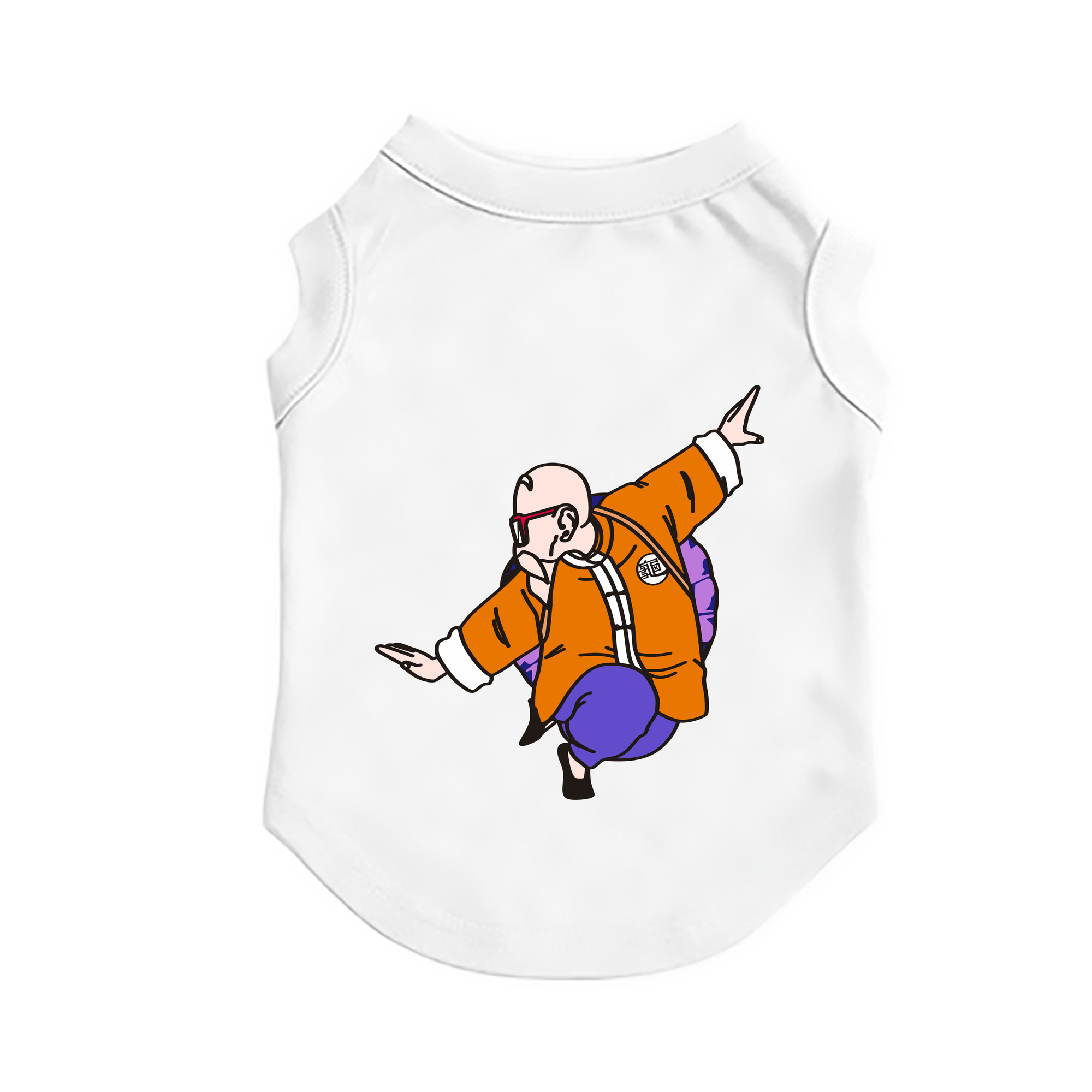 （画像用） ドラゴンボール 亀仙人（かめせんにん） DRAGON BALL Master Roshi Kame Sennin ペット用ベスト