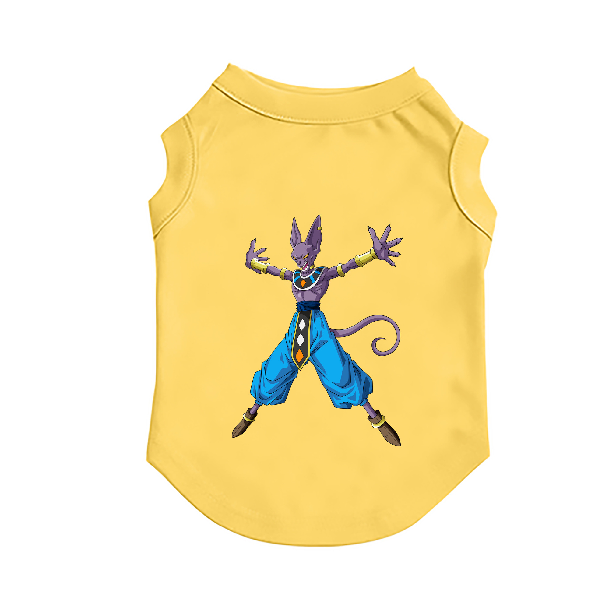 （画像用） ドラゴンボール ビルス 破壊神ビルス DRAGON BALL Beerus Birusu ペット用ベスト